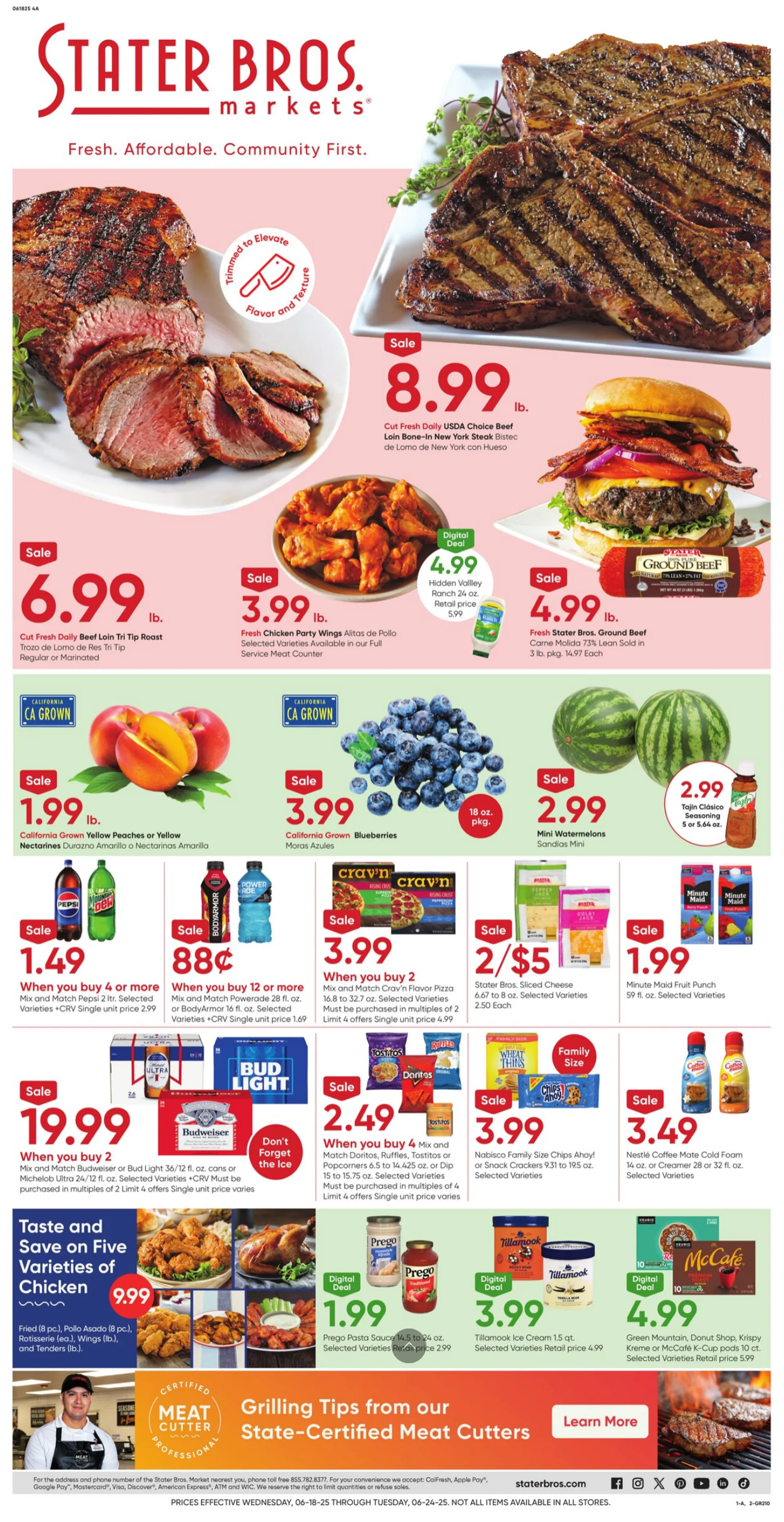 Weekly ad Stater Bros. weekly ads from June 18 to June 24 2025 - Page 1