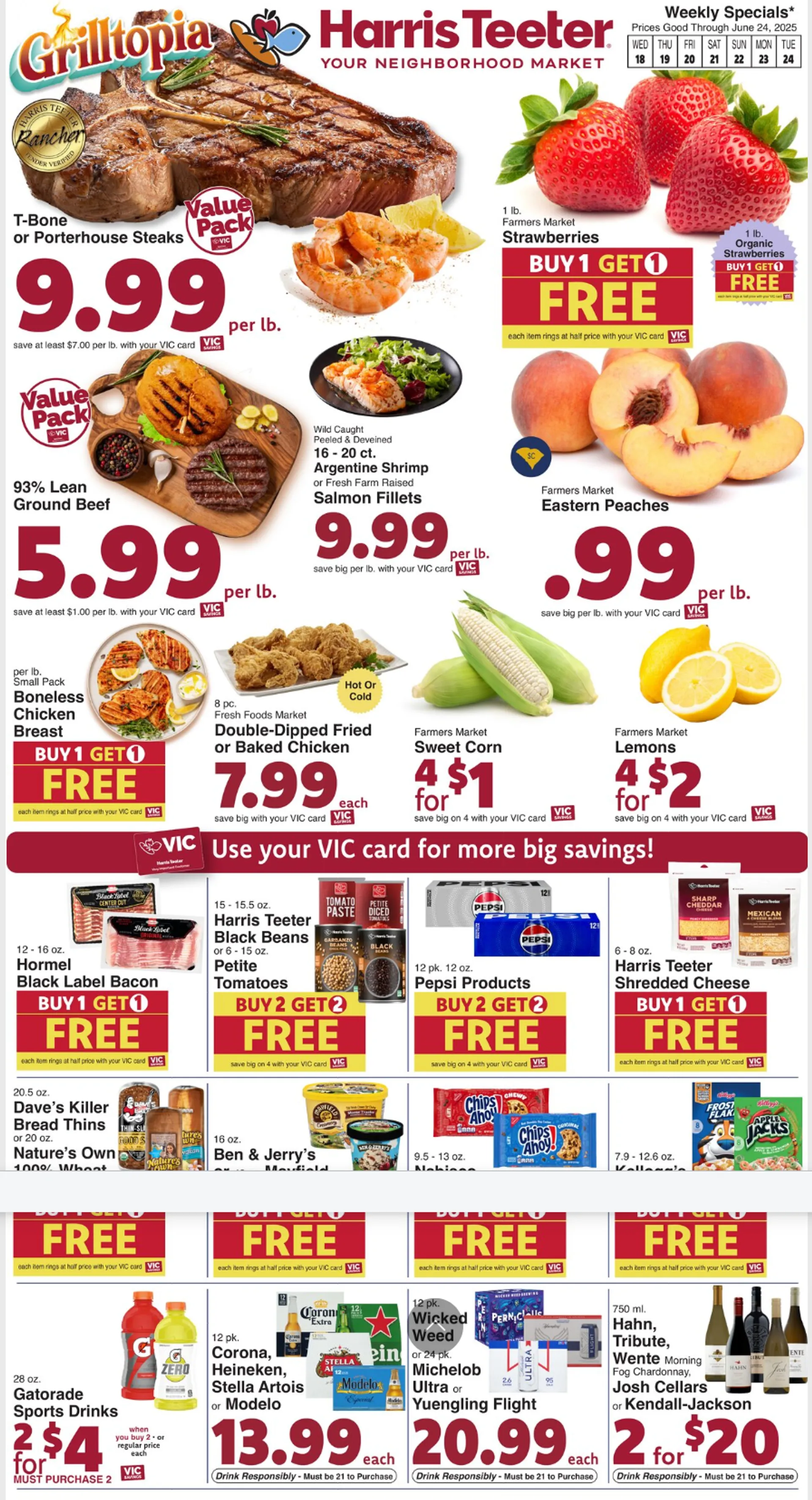 Weekly ad  Harris Teeter weekly ads from June 18 to June 24 2025 - Page 1