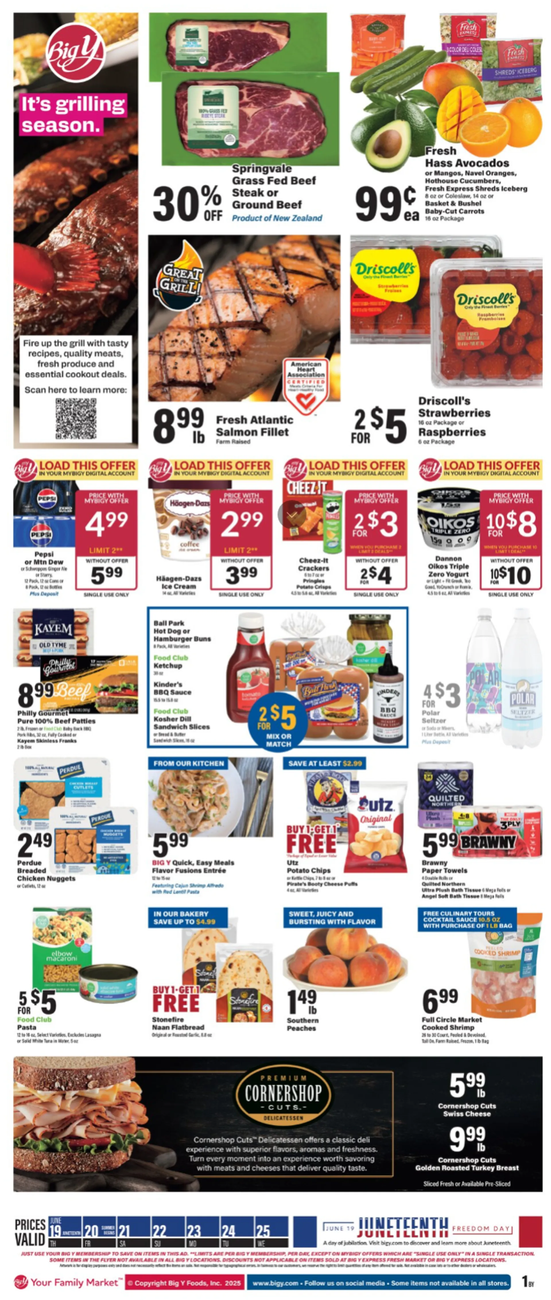 Weekly ad  Big Y weekly ads from June 19 to June 25 2025 - Page 1
