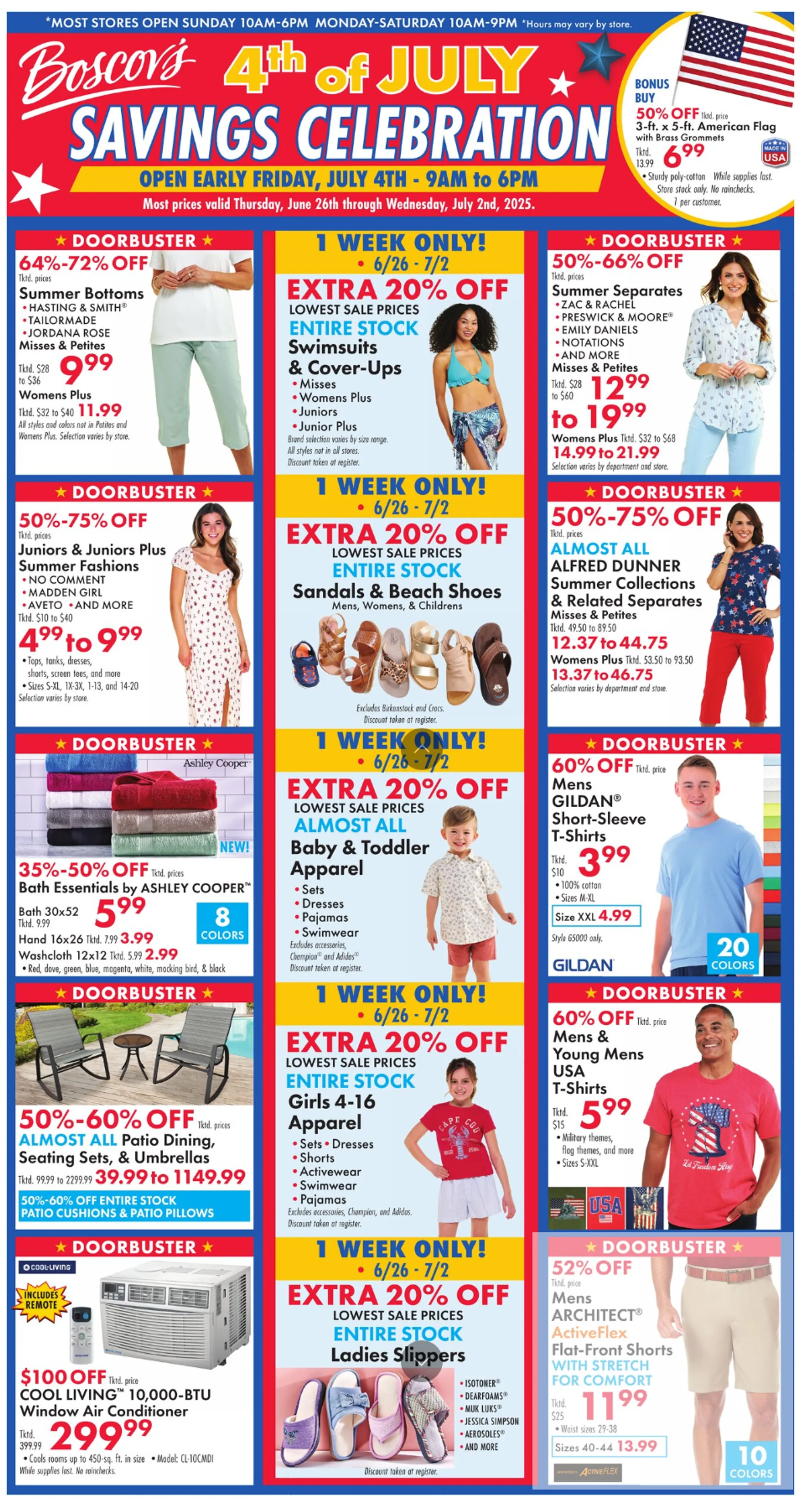 Weekly ad  Boscov's weekly ads from June 26 to July 2 2025 - Page 1