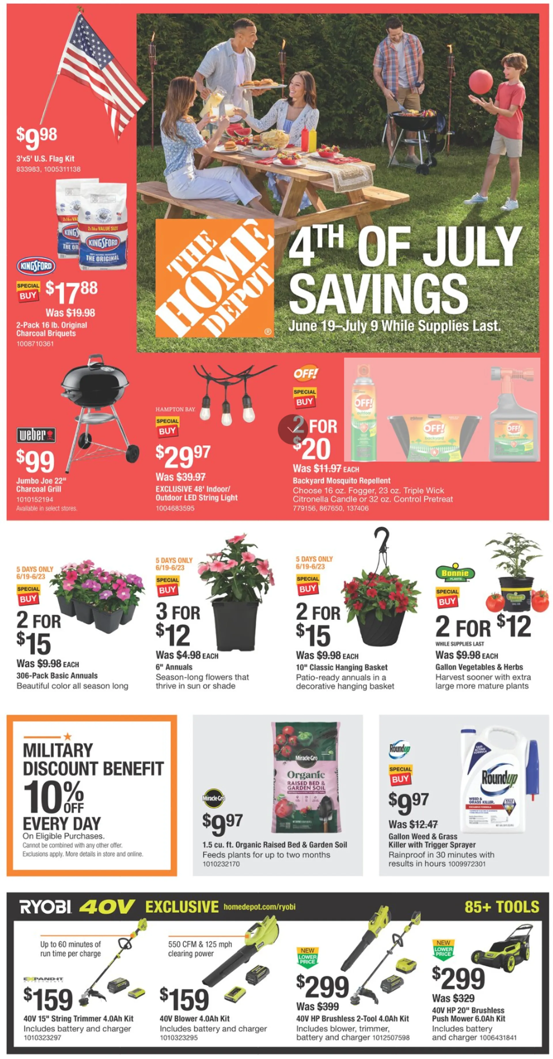 Weekly ad The Home Depot weekly ads from June 19 to July 9 2025 - Page 