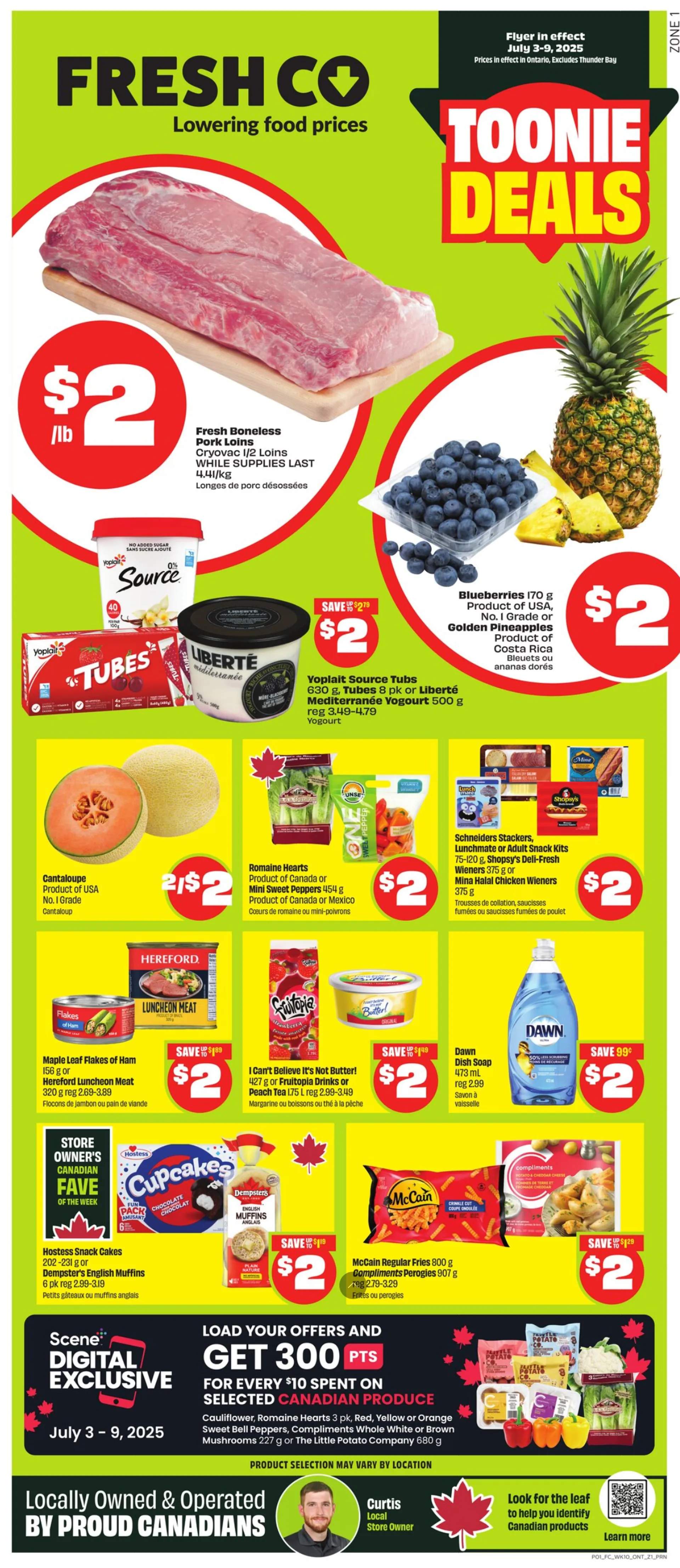  FreshCo. flyers from July 3 to July 9 2025 - flyer page 1