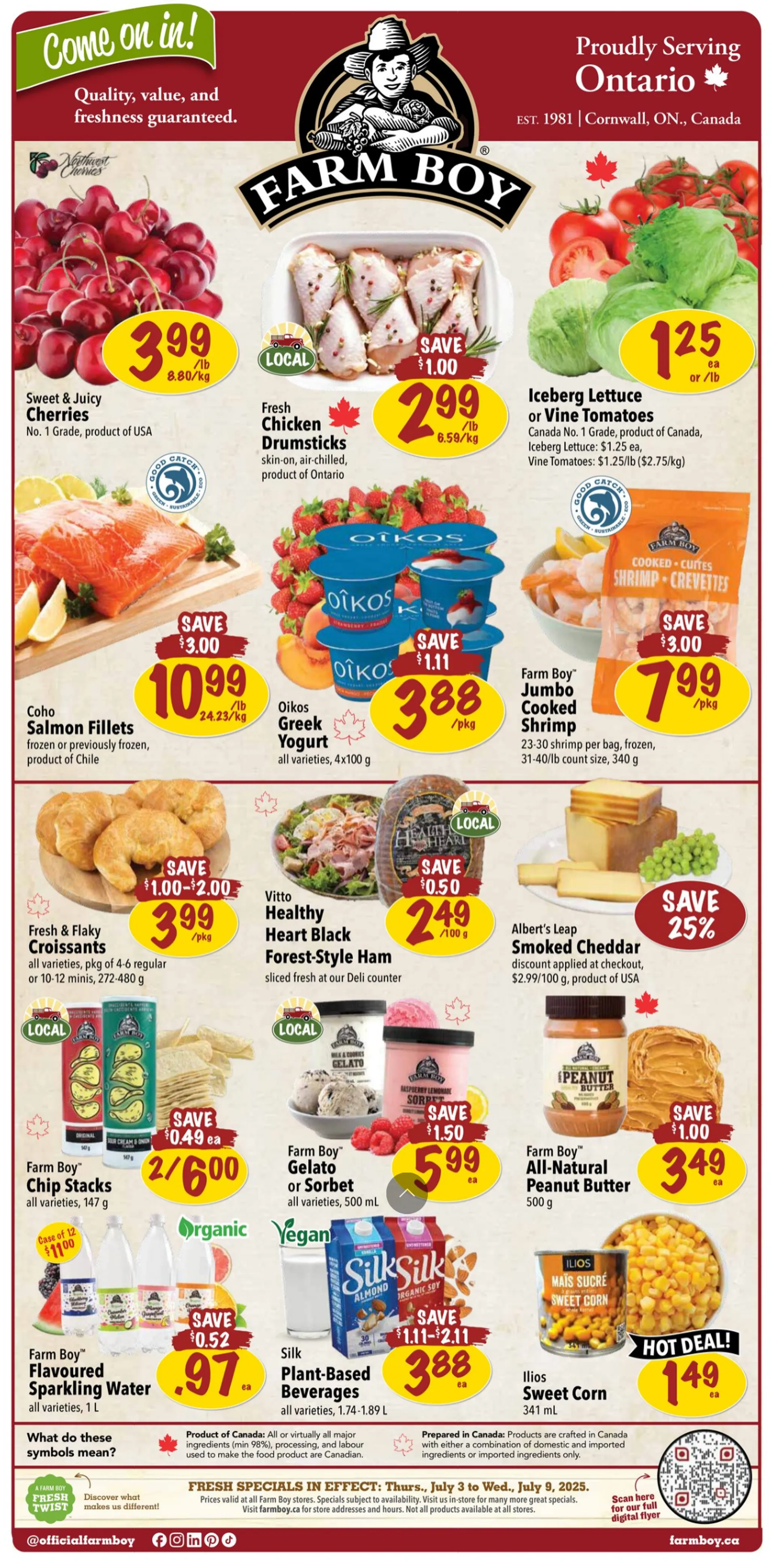 Farm Boy Sales from July 3 to July 9 2025 - flyer page 