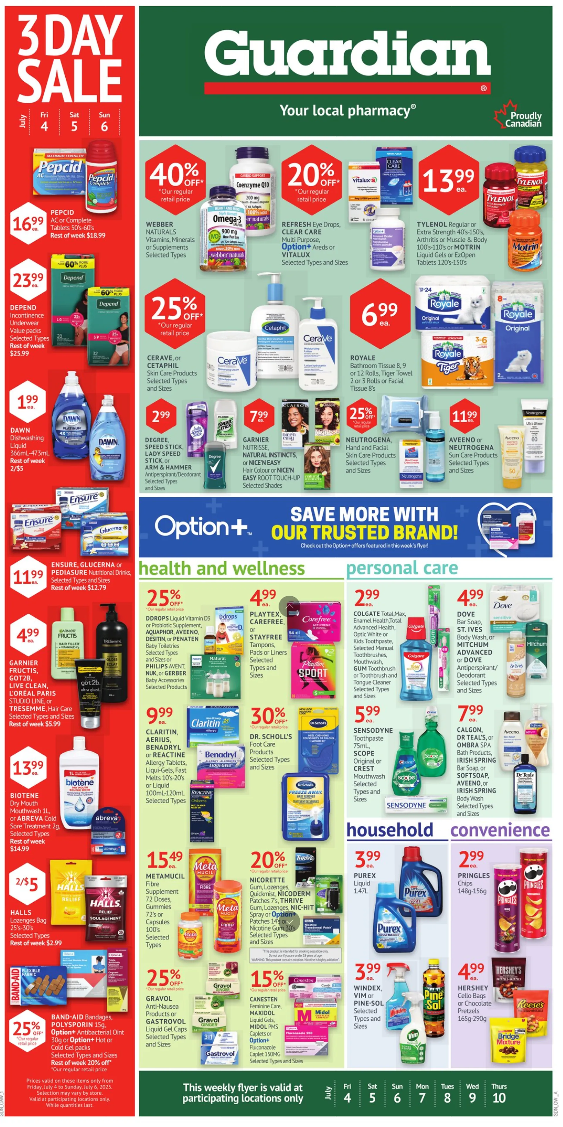 Guardian Pharmacy Sales from July 4 to July 10 2025 - flyer page 