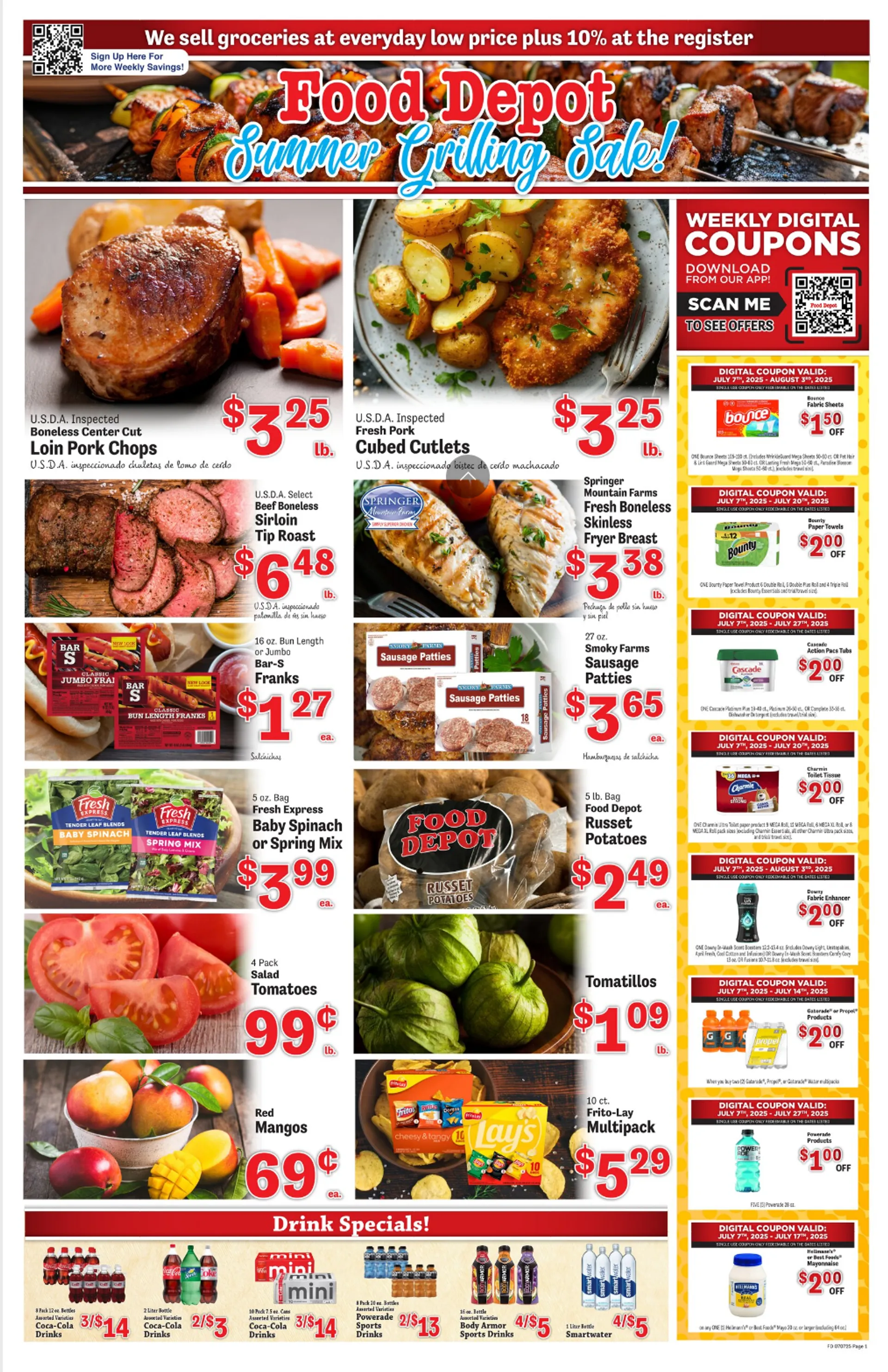 Weekly ad  Food Depot weekly ads from July 7 to July 13 2025 - Page 1