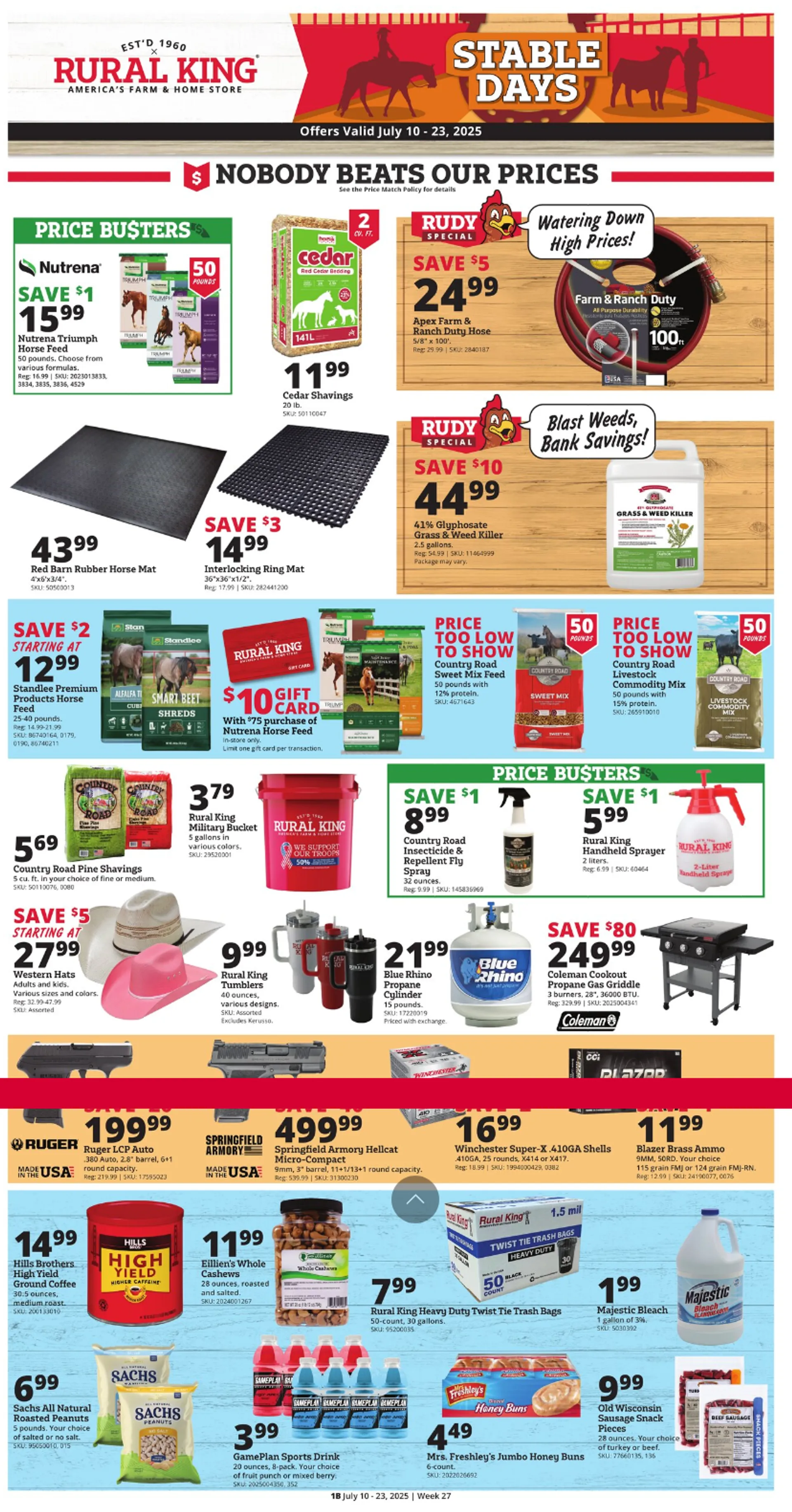 Weekly ad Rural King Sales from July 10 to July 23 2025 - Page 1