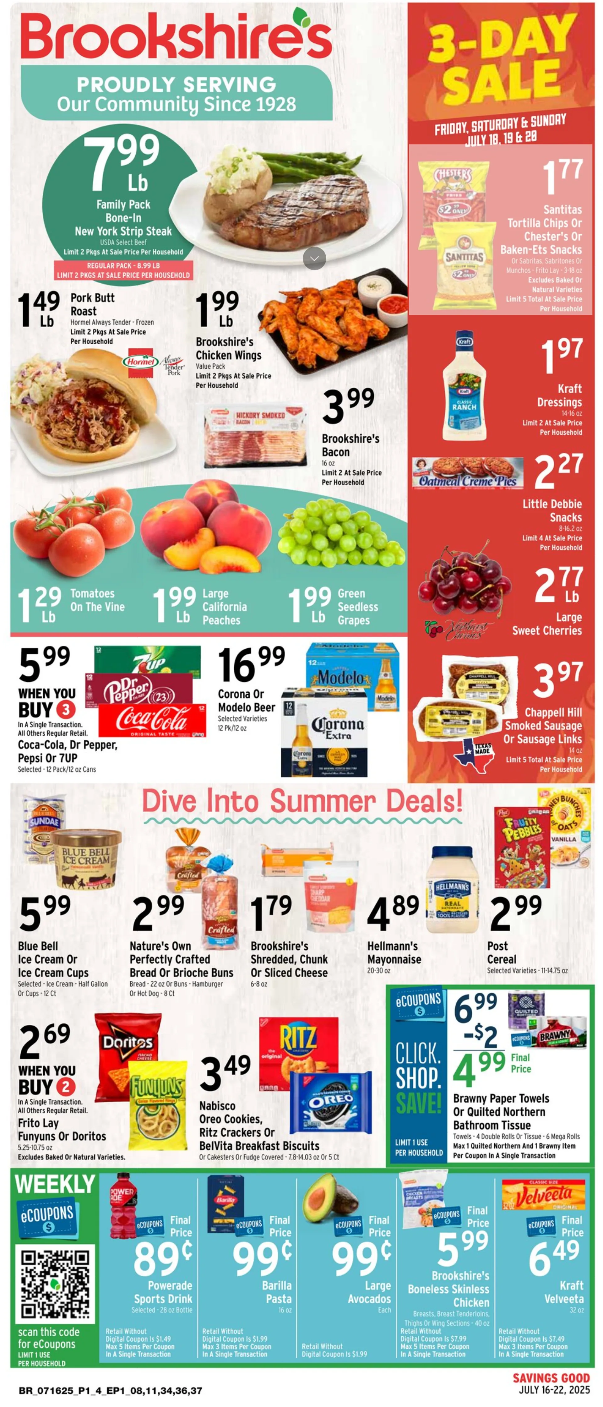 Weekly ad Brookshires weekly ads from July 16 to July 22 2025 - Page 1