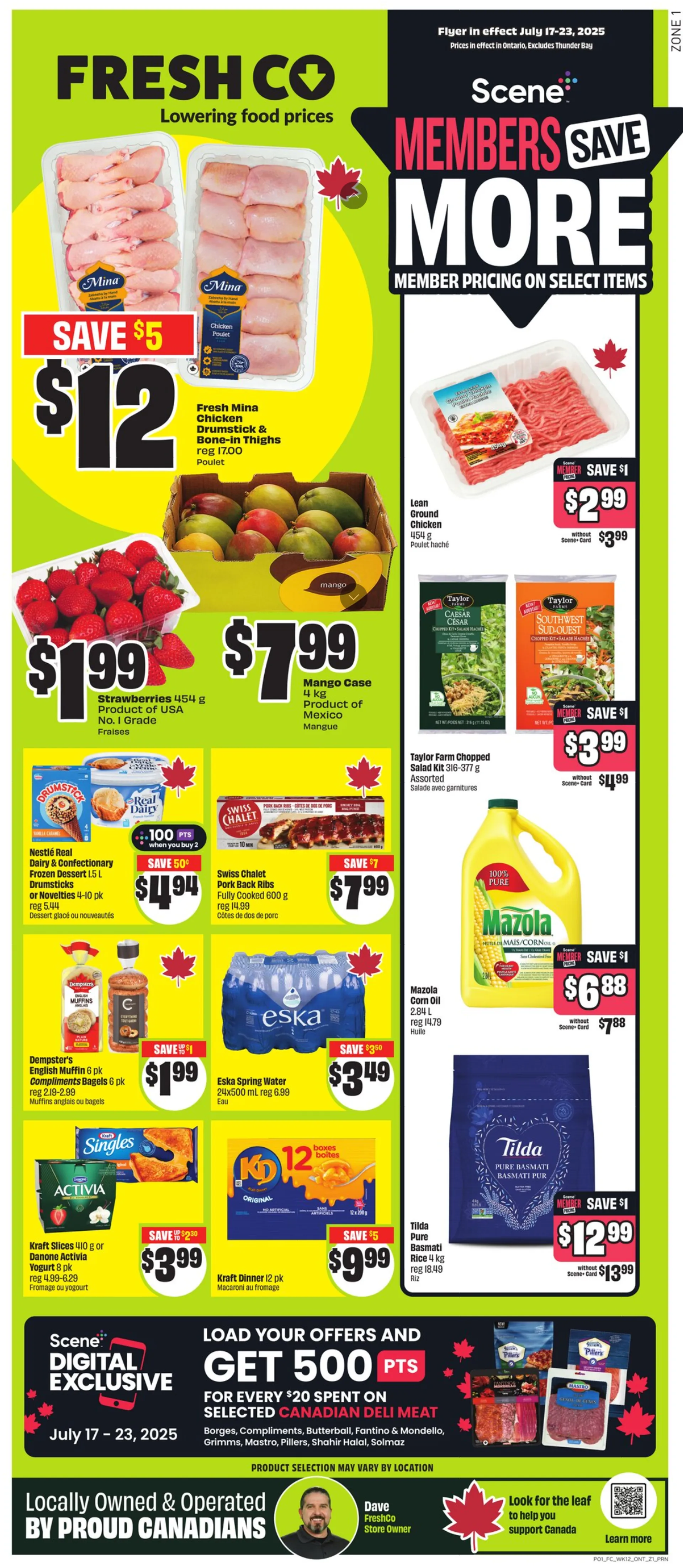 FreshCo. Sales from July 17 to July 23 2025 - flyer page 1