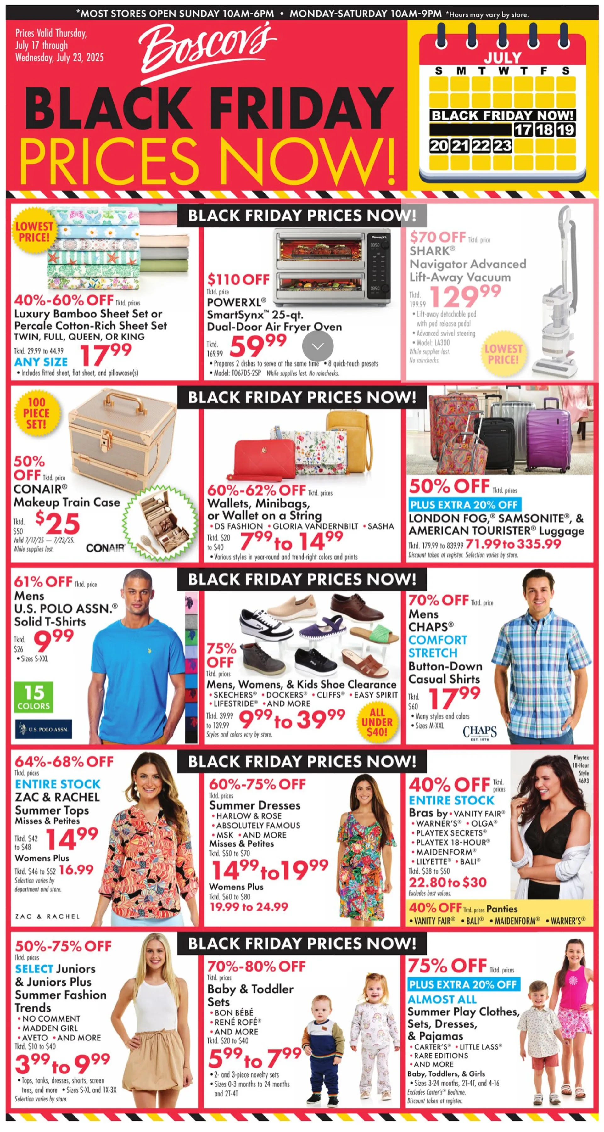 Weekly ad Boscov's Sales from July 17 to July 23 2025 - Page 