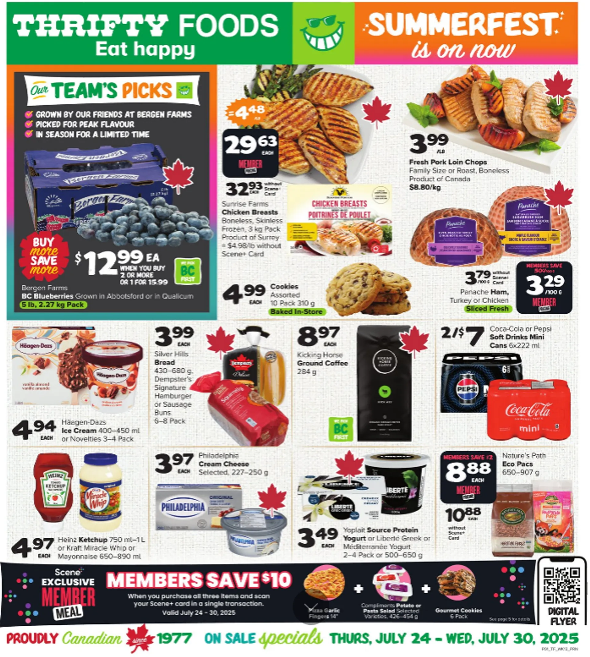 Thrifty Foods flyers from July 24 to July 30 2025 - flyer page 1