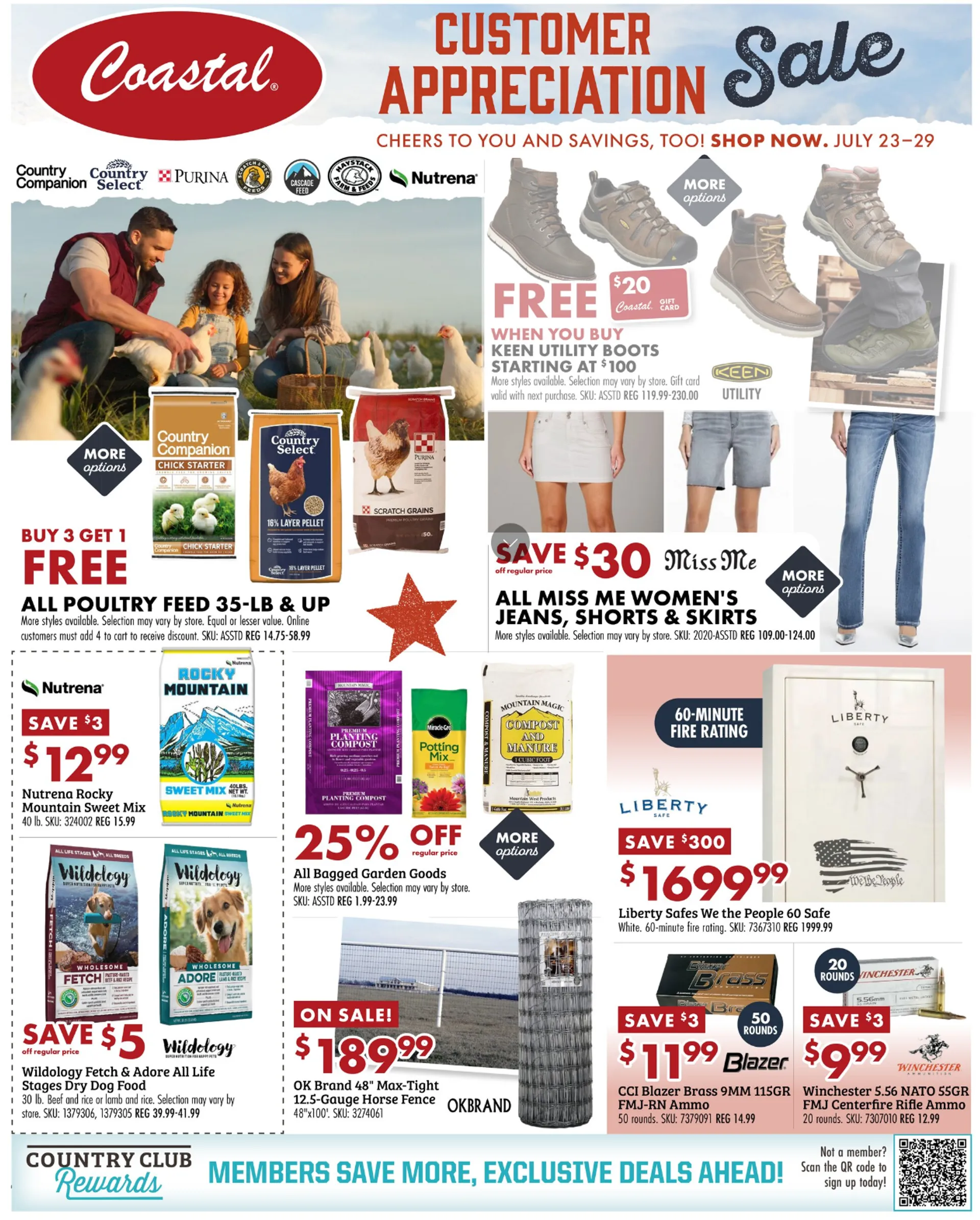 Weekly ad Coastal Farm & Ranch Sales from July 23 to July 29 2025 - Page 1