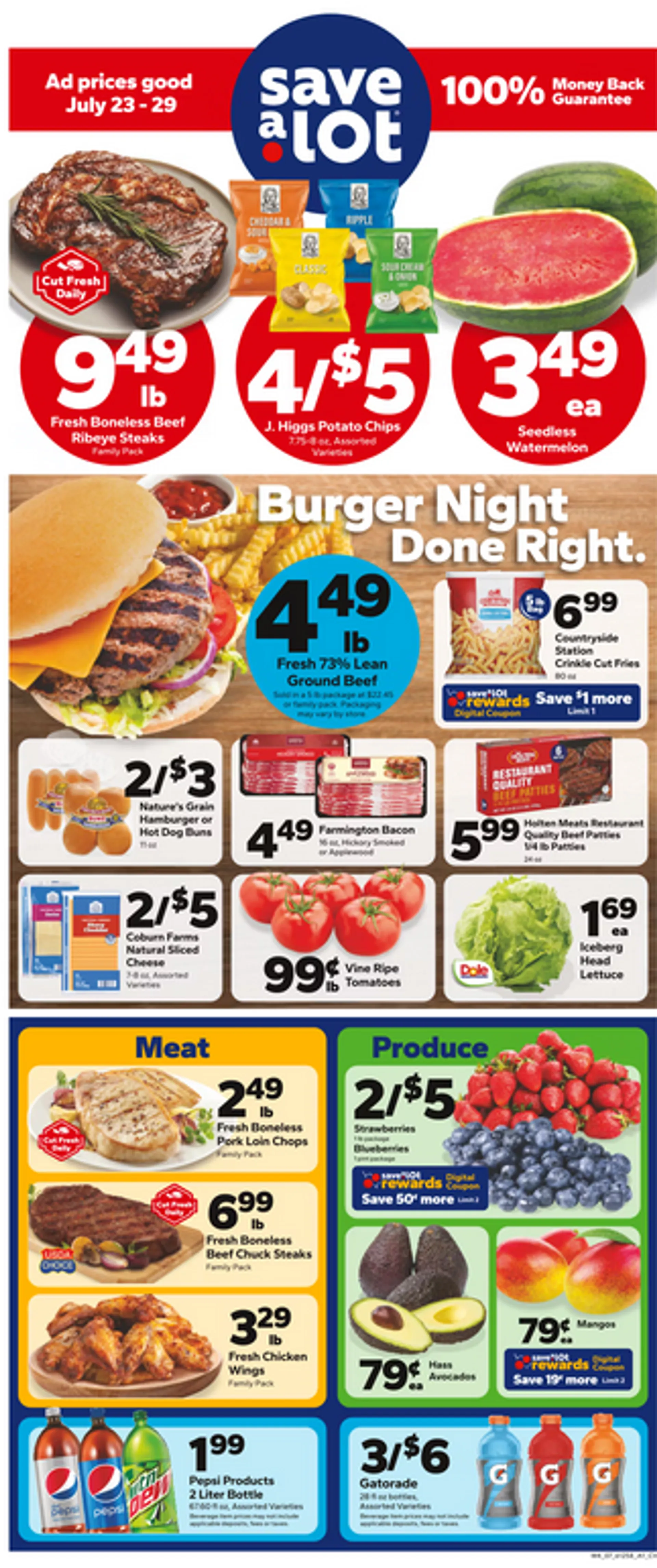 Weekly ad Save A Lot Sales from July 23 to July 29 2025 - Page 1