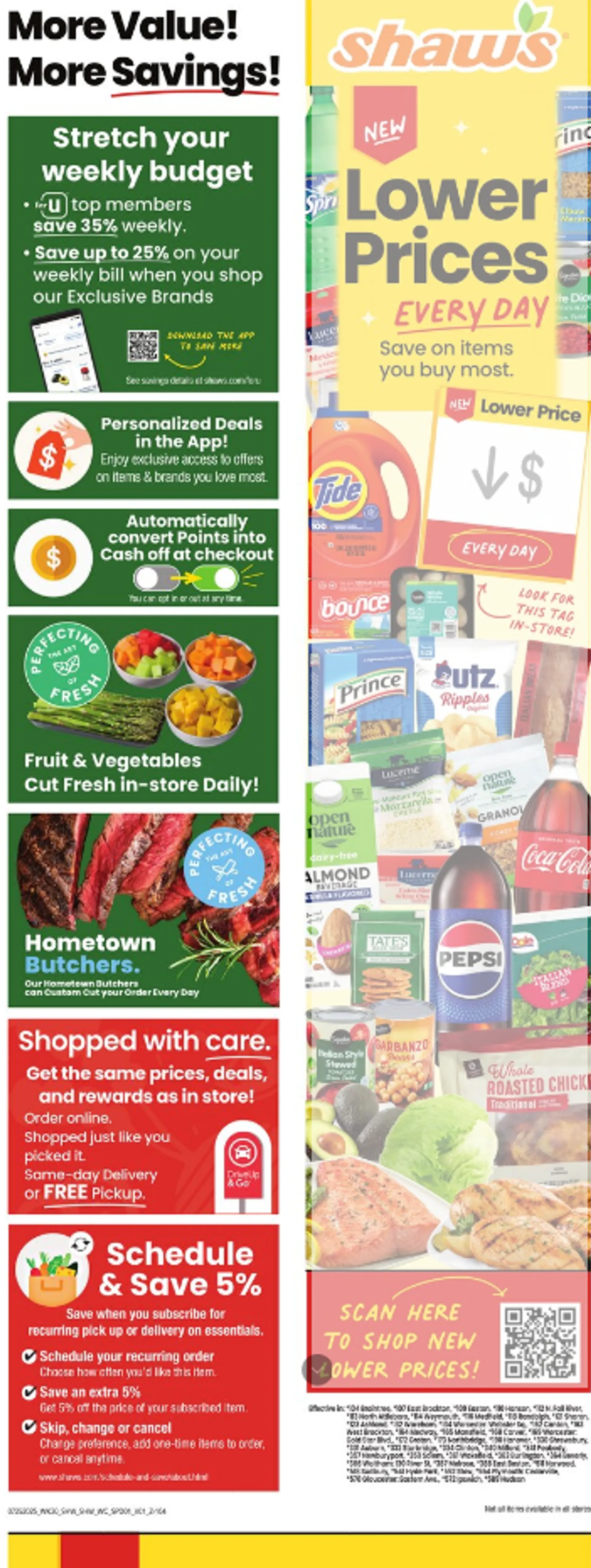 Weekly ad Shaw's Sales from July 25 to July 31 2025 - Page 1
