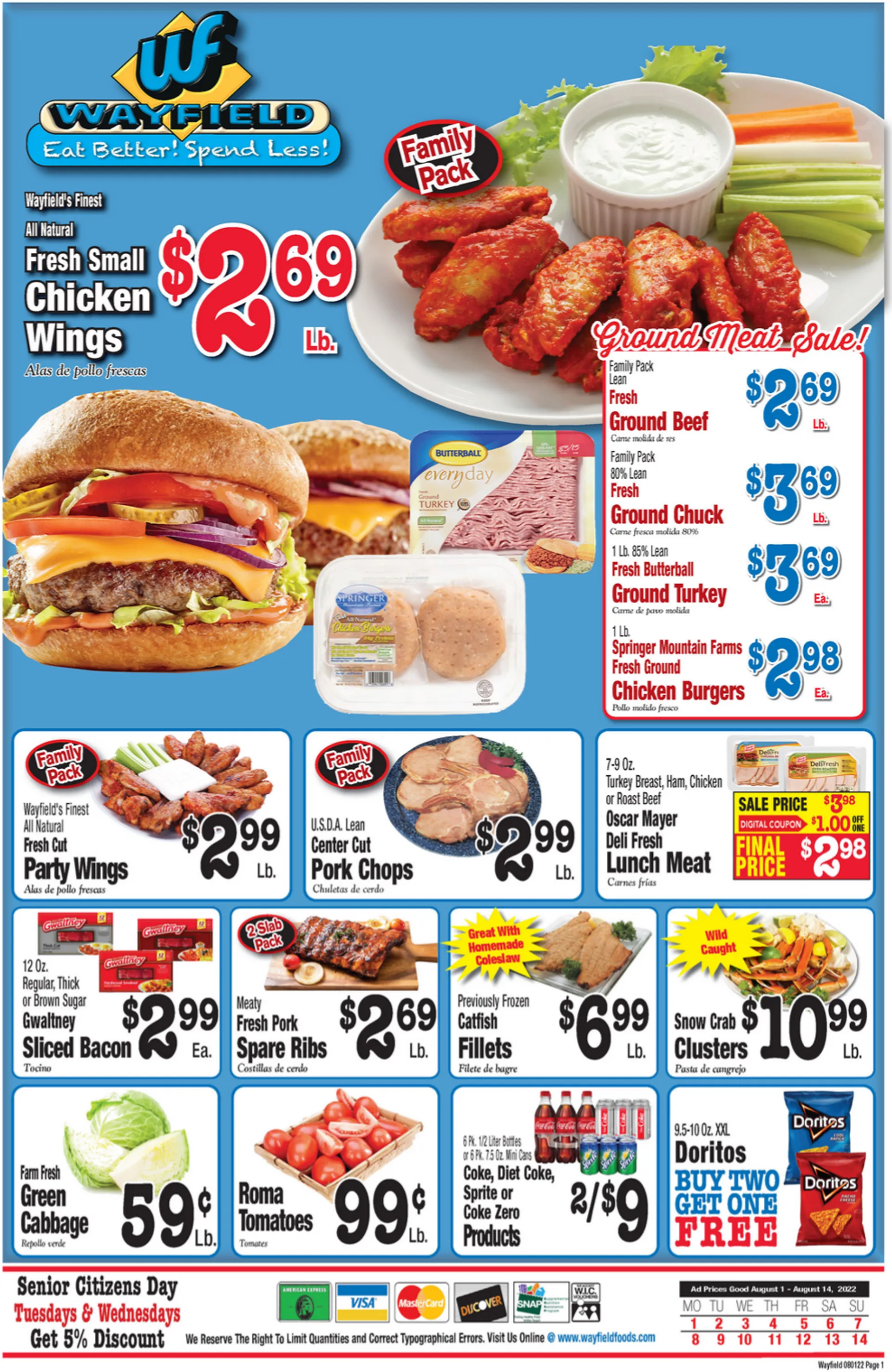 Weekly ad Wayfield Sales from August 1 to August 14 2025 - Page 1