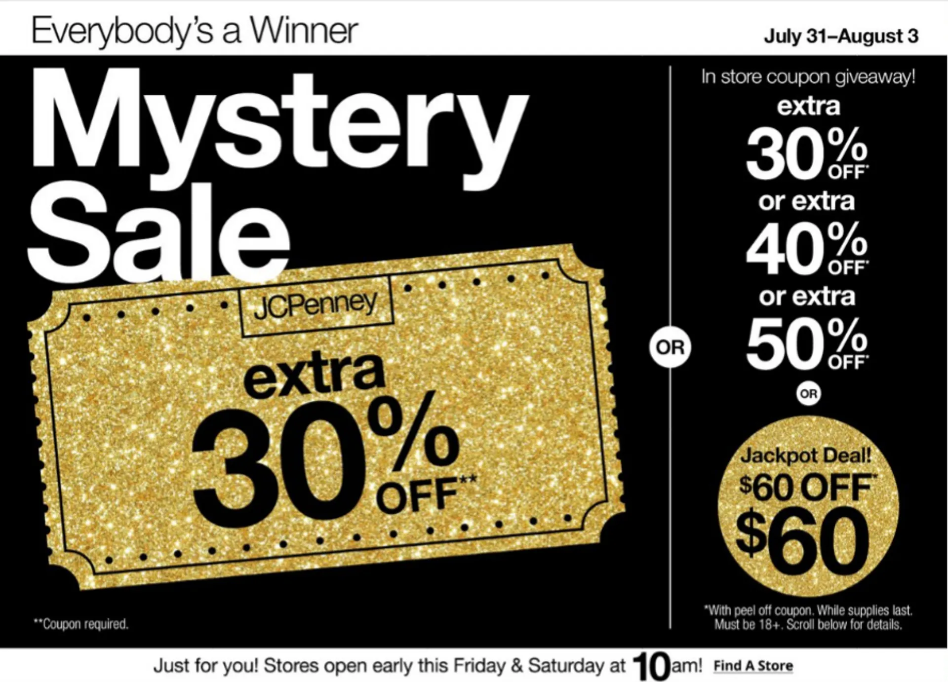 Weekly ad JCPenney Sales from July 31 to August 3 2025 - Page 1