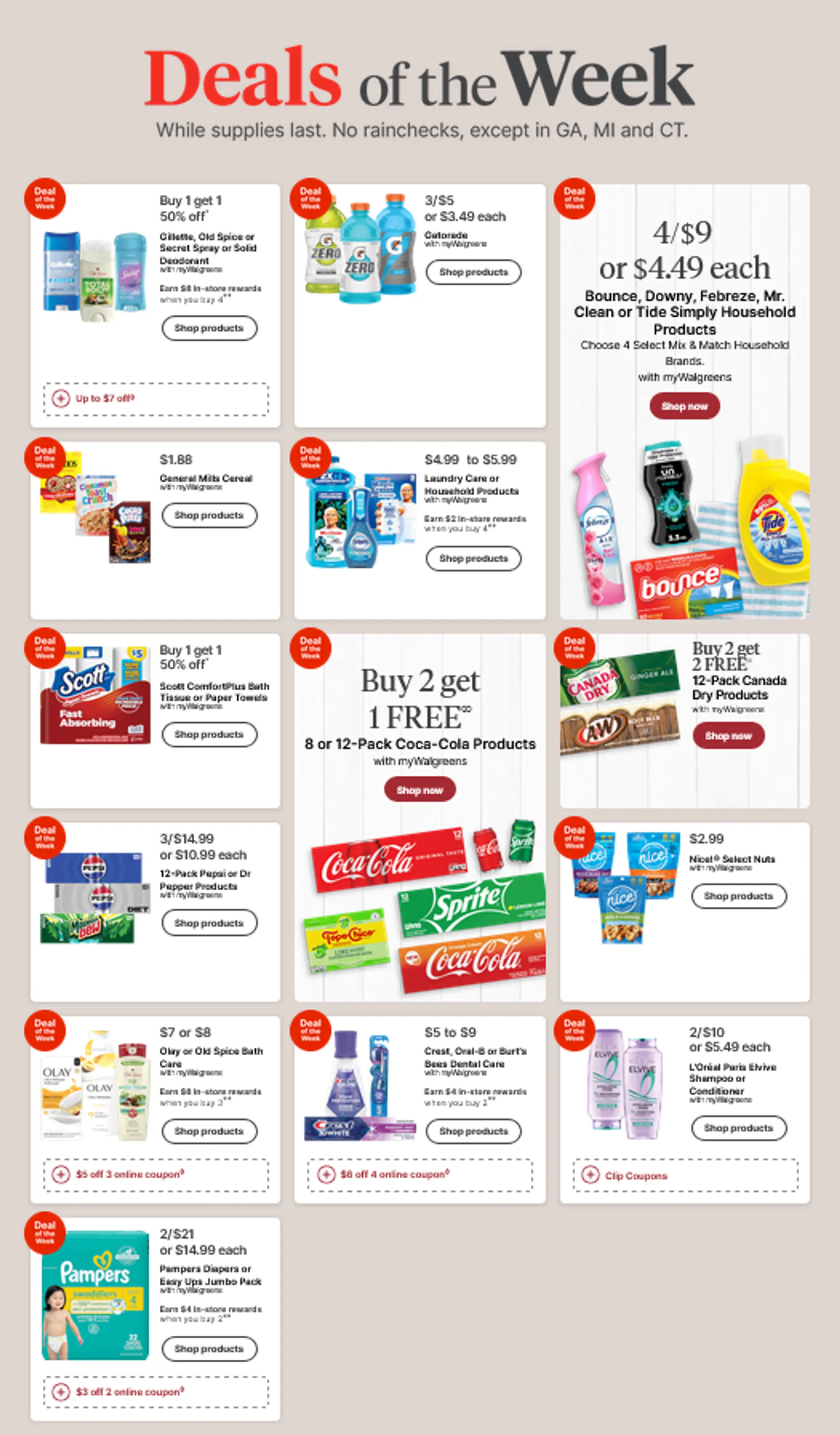 Weekly ad Walgreens Sales from July 27 to August 2 2025 - Page 1