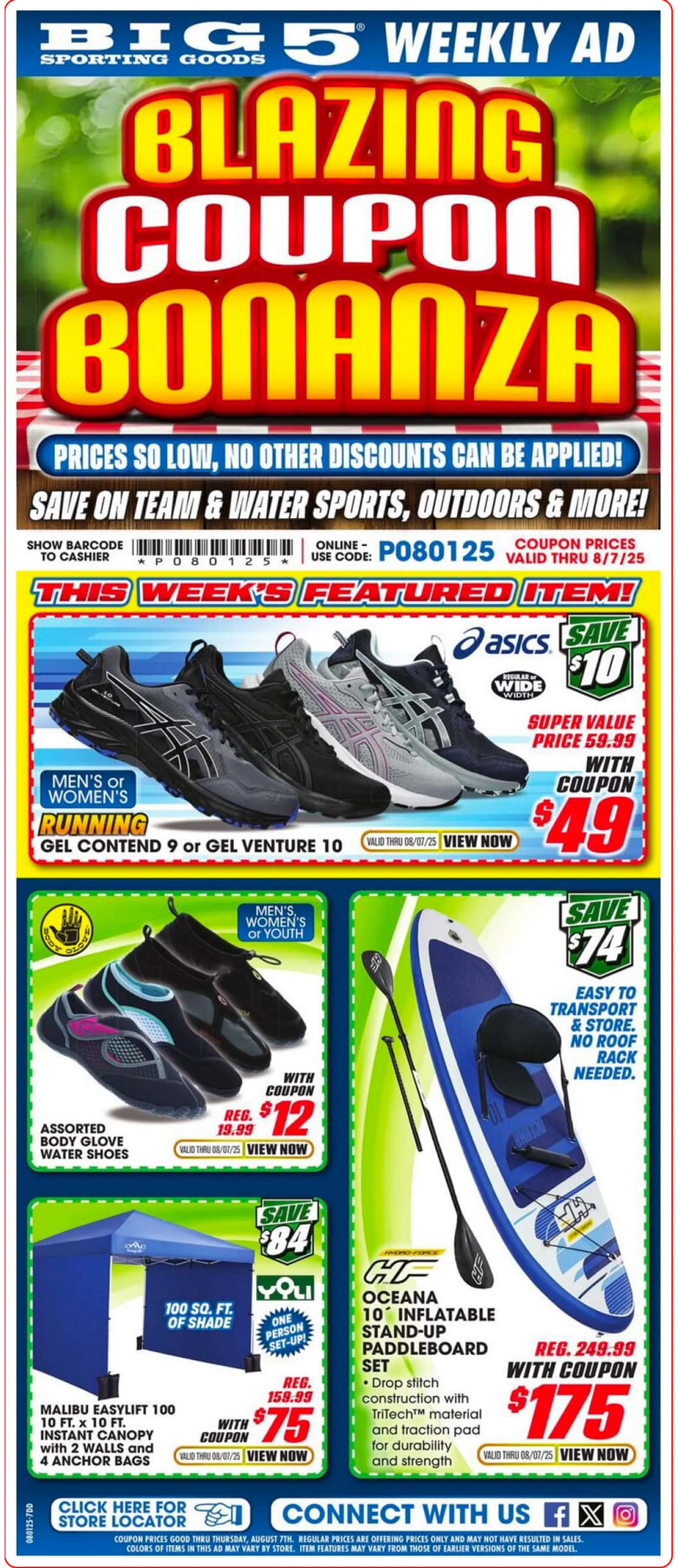Weekly ad Big 5 Sales from August 1 to August 7 2025 - Page 1