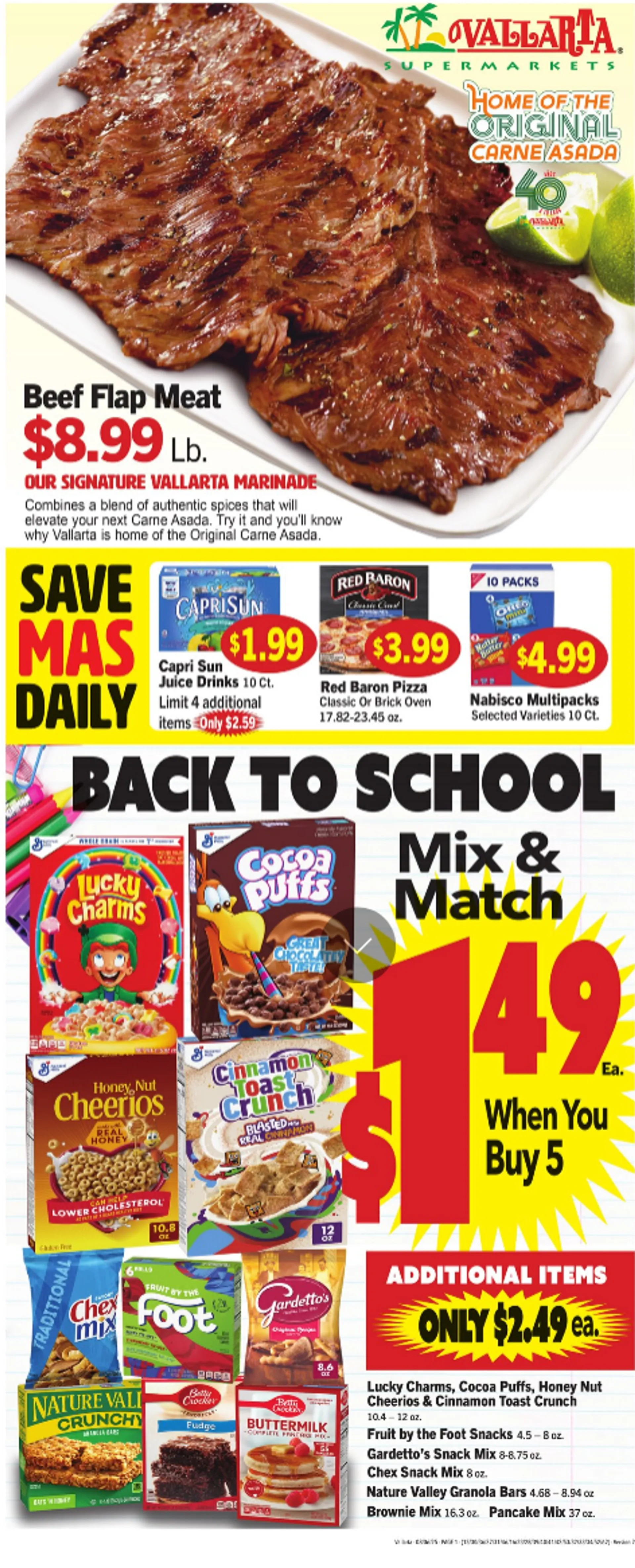 Weekly ad Vallarta weekly ads from August 6 to August 12 2025 - Page 1