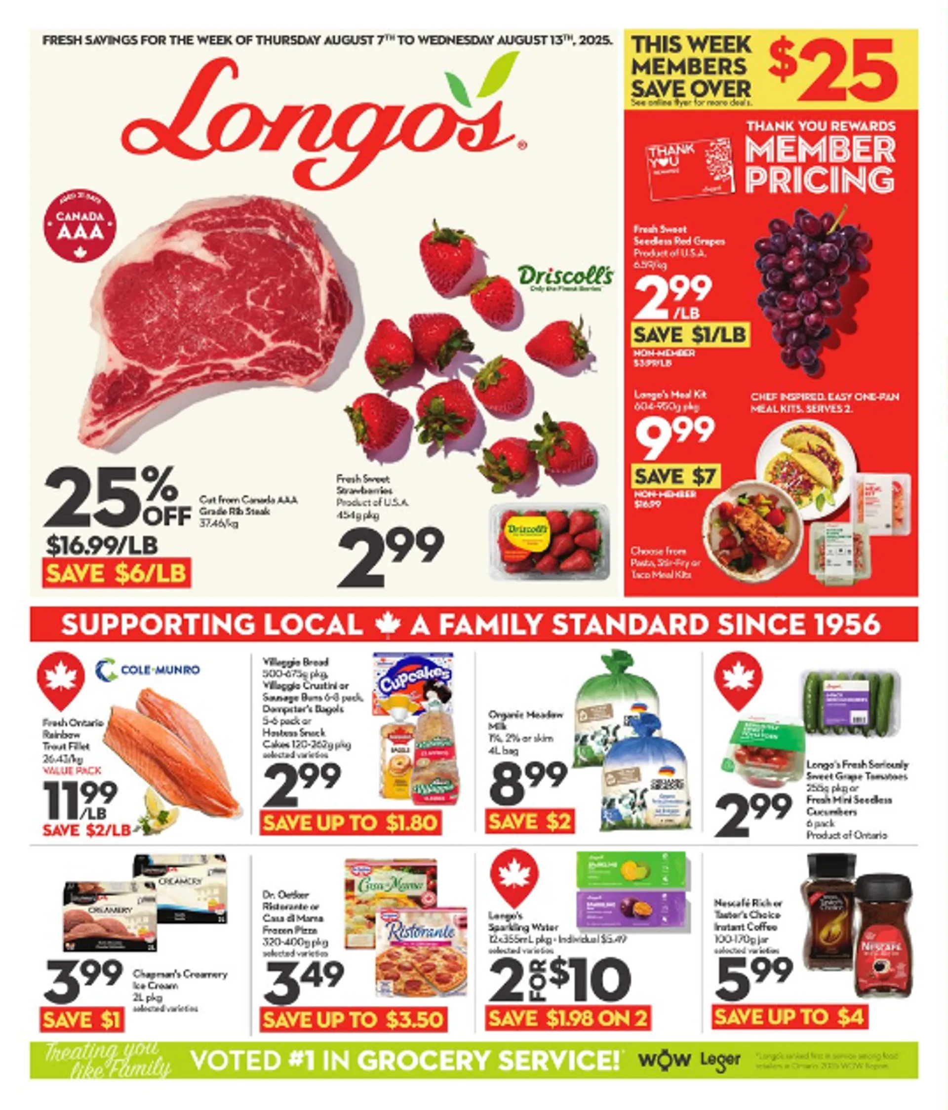 Longo's flyers from August 7 to August 13 2025 - flyer page 1