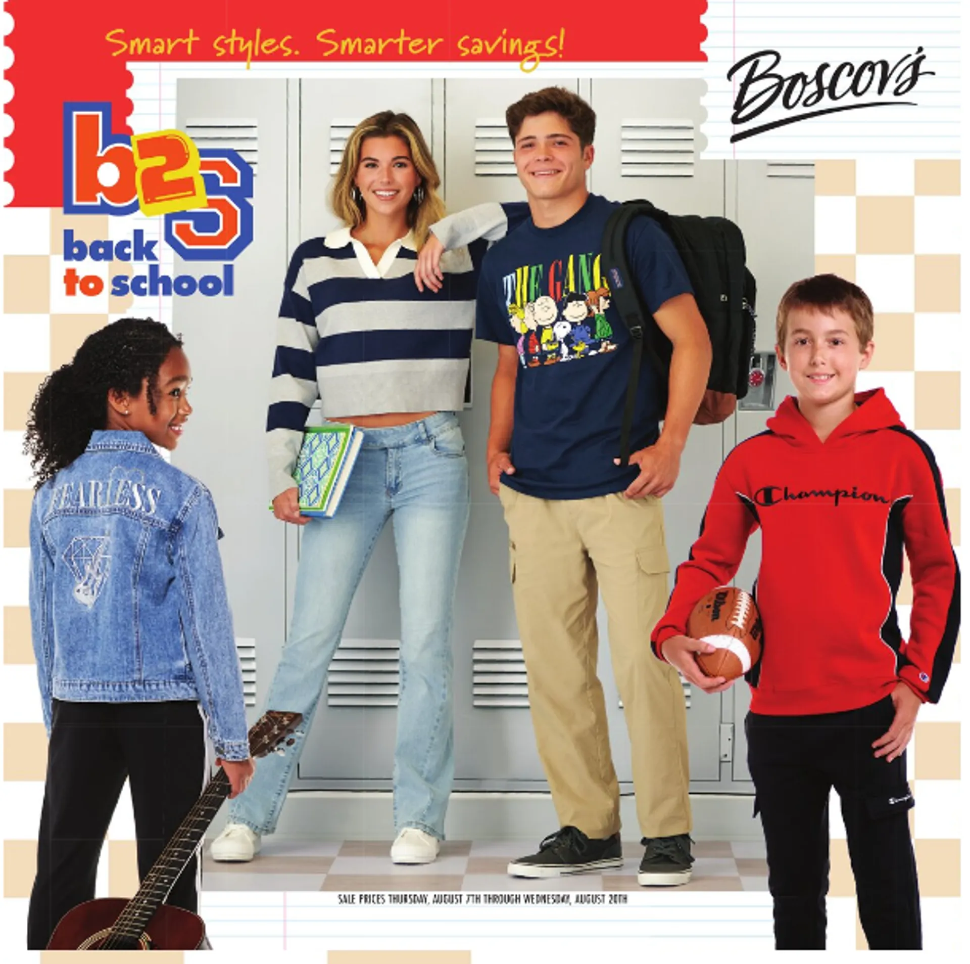 Weekly ad Boscov's Sales from August 7 to August 20 2025 - Page 1