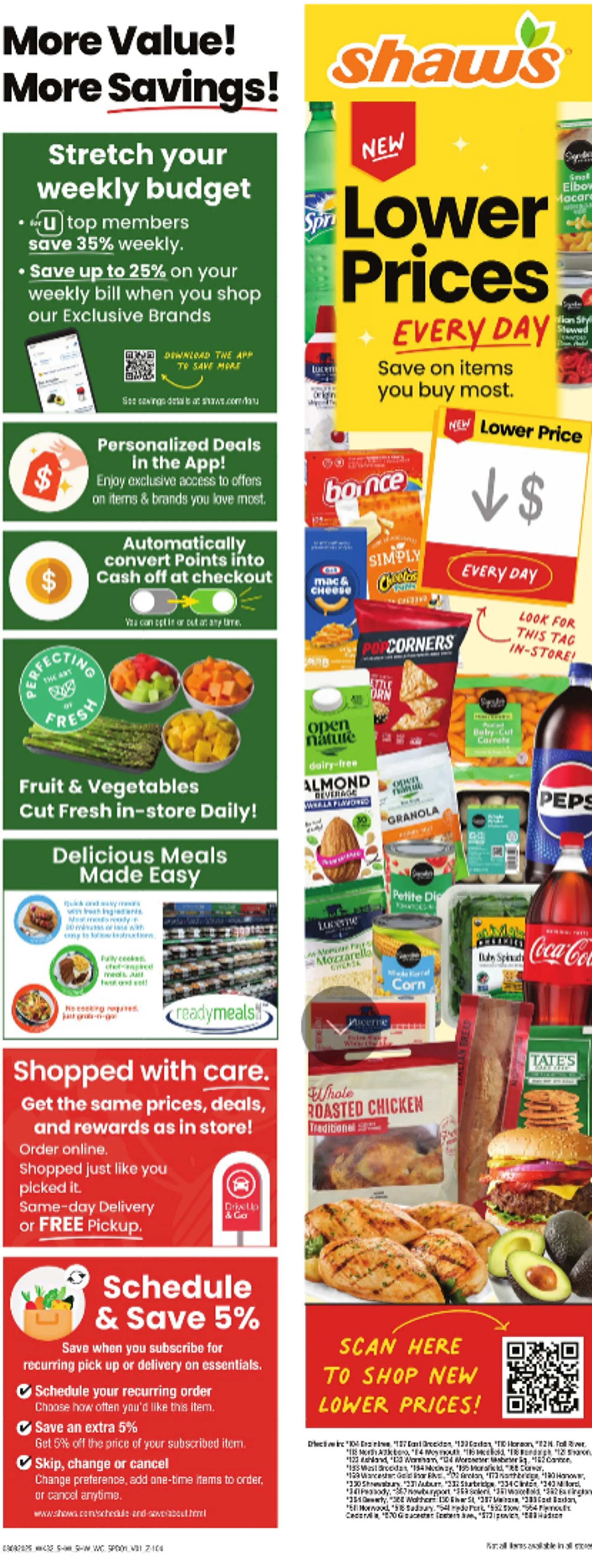 Weekly ad Shaw's Sales from August 6 to August 14 2025 - Page 1