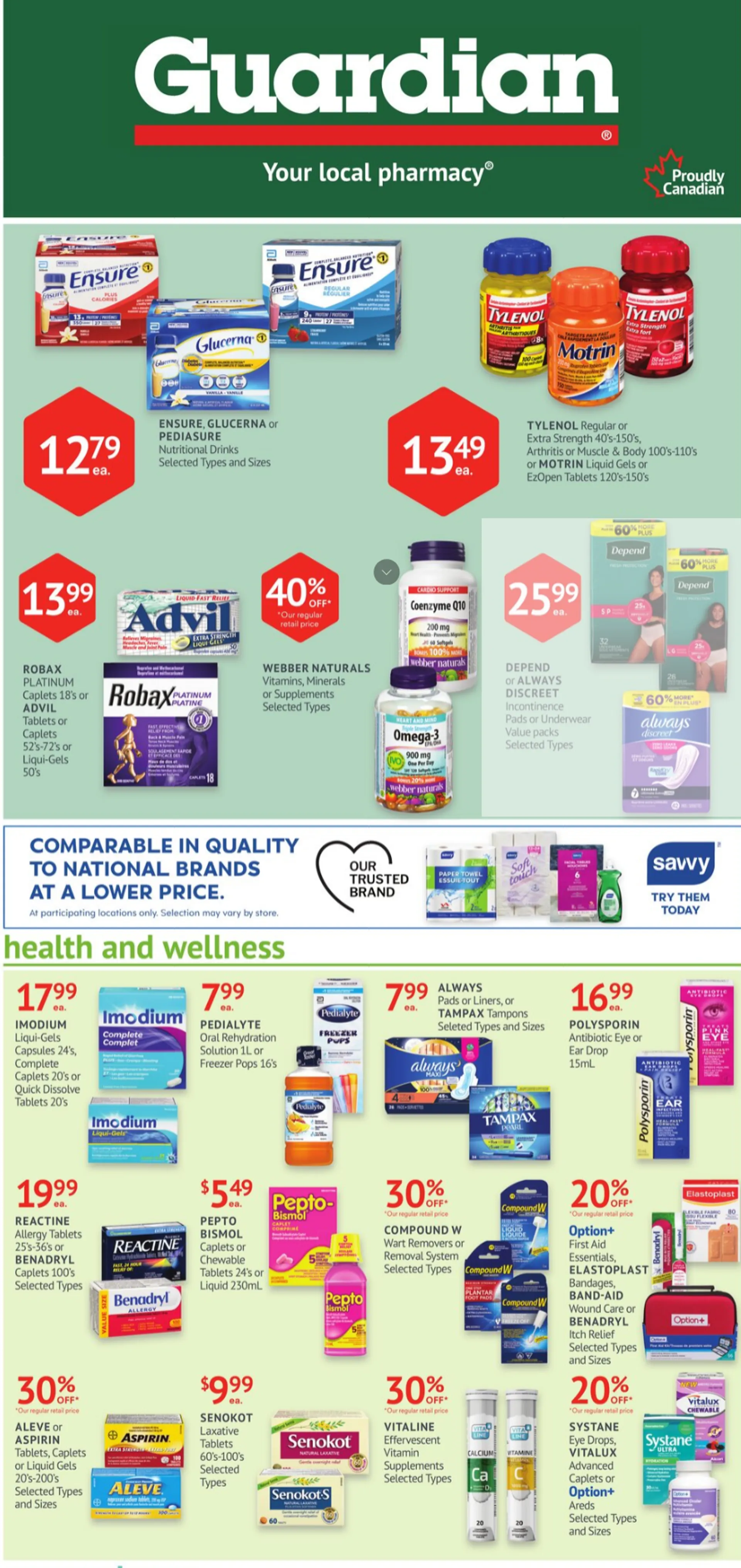 Guardian Pharmacy Sales from July 25 to August 21 2025 - flyer page 1