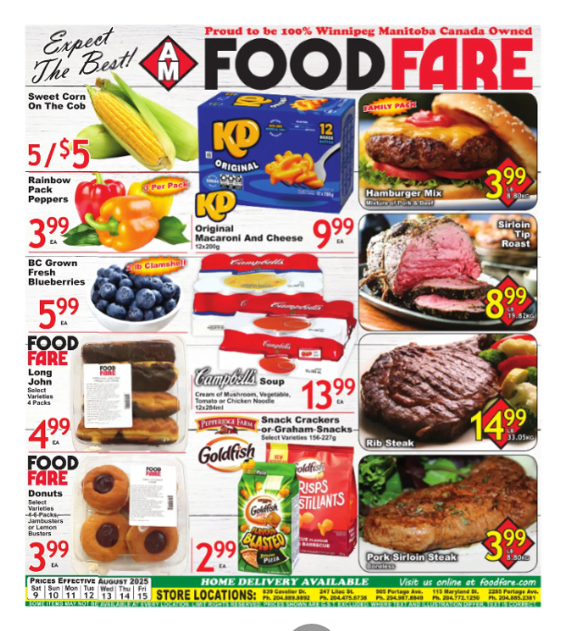Food Fare  Sales from August 9 to August 15 2025 - flyer page 1