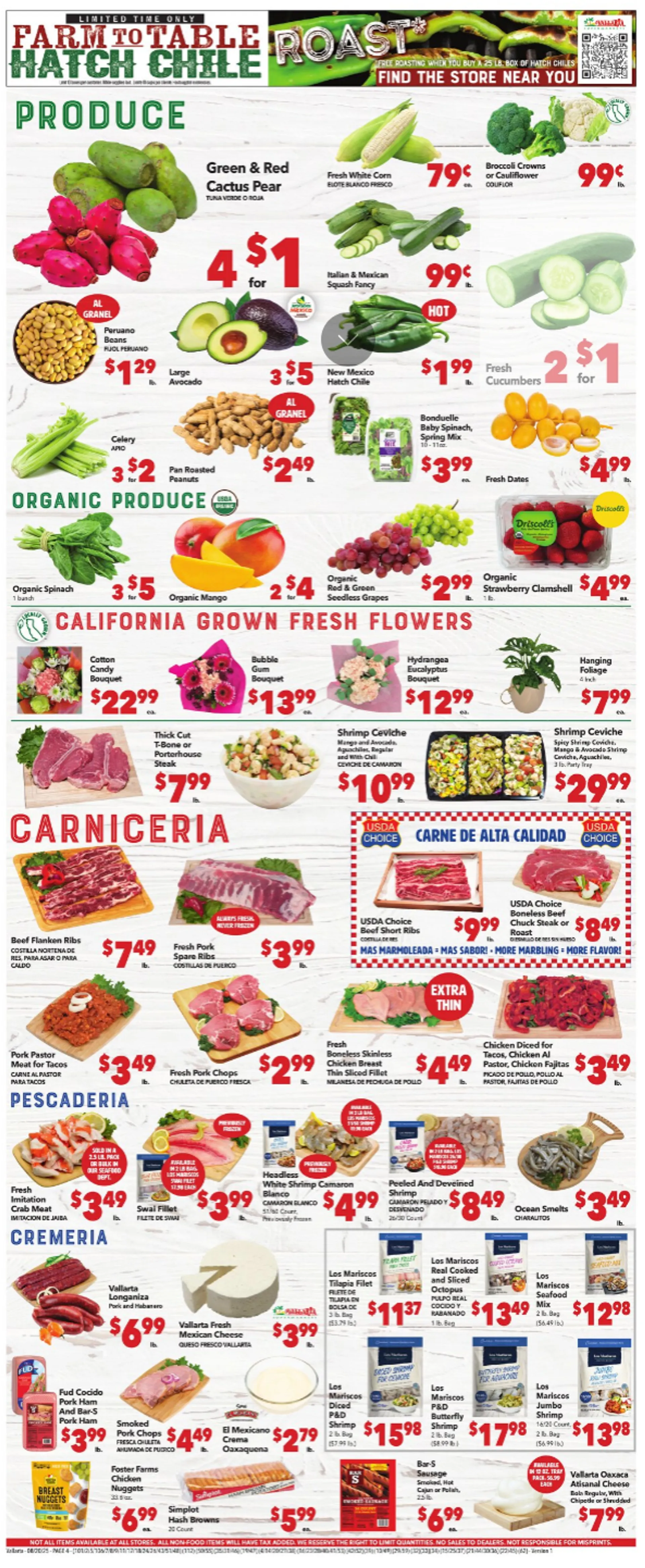 Weekly ad Vallarta Sales from August 20 to August 26 2025 - Page 1