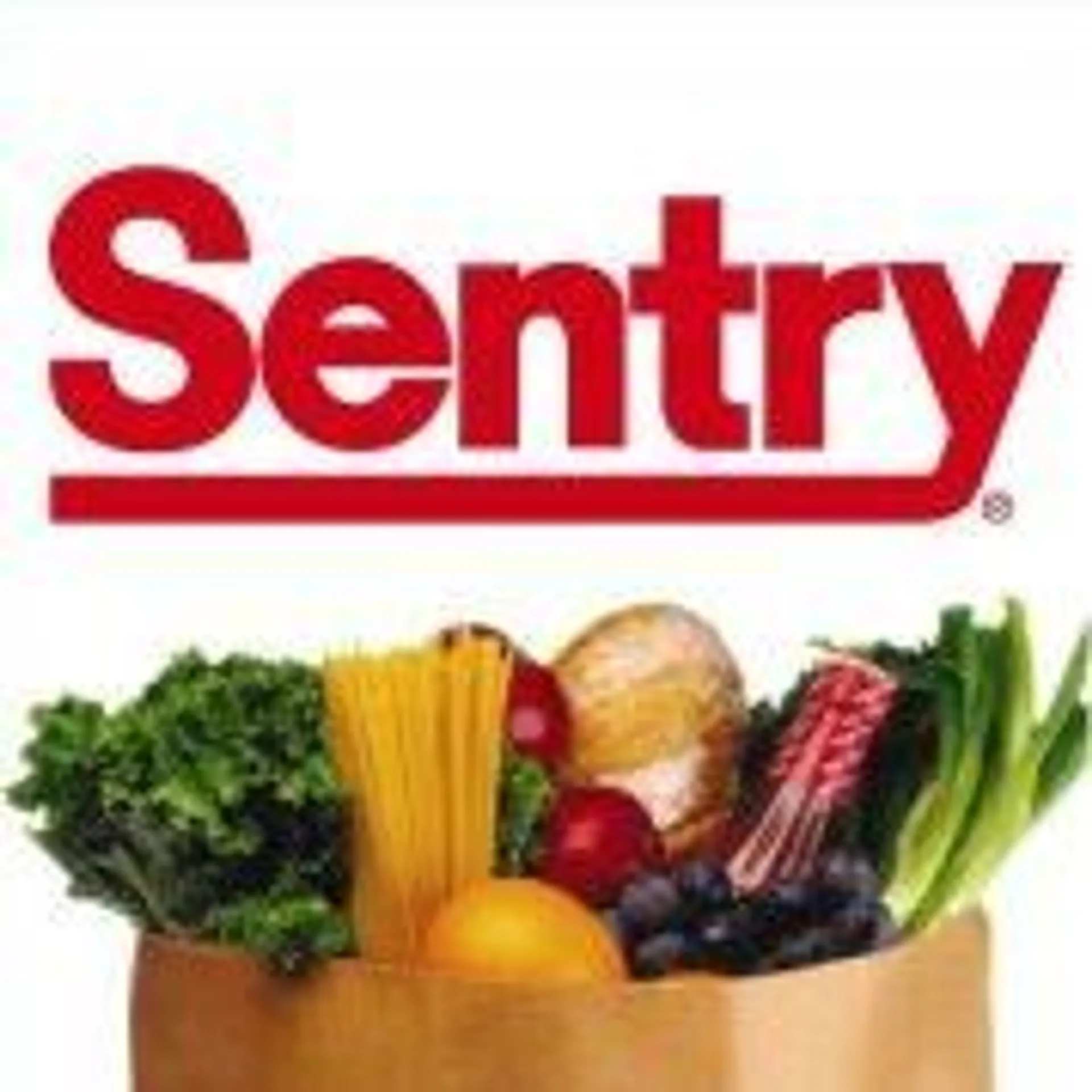SENTRY FOODS logo. Current weekly ad