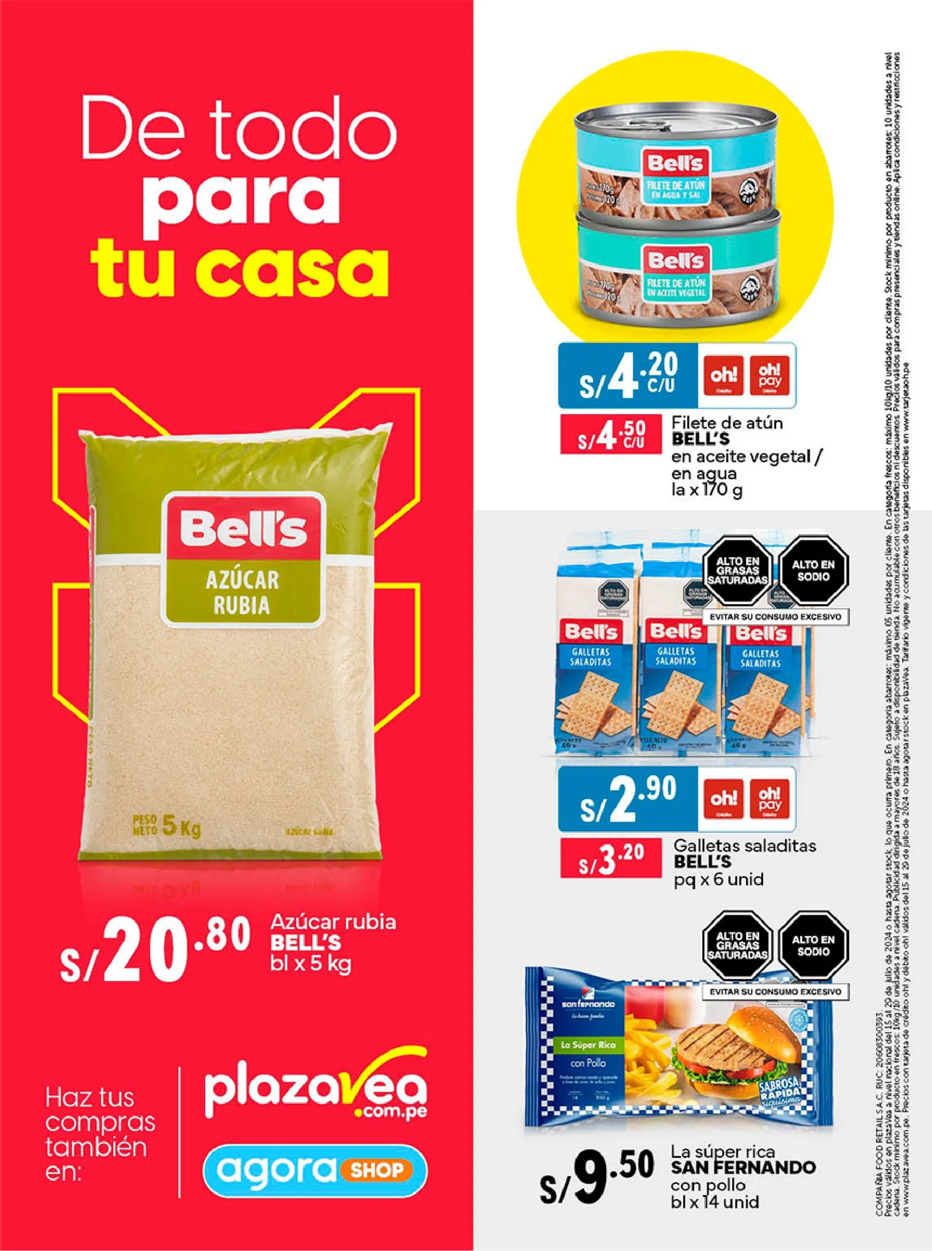 Catalogo de OFERTA ESPECIAL DE PLAZA VEA 15 de julio al 29 de julio 2024 - Pag 2