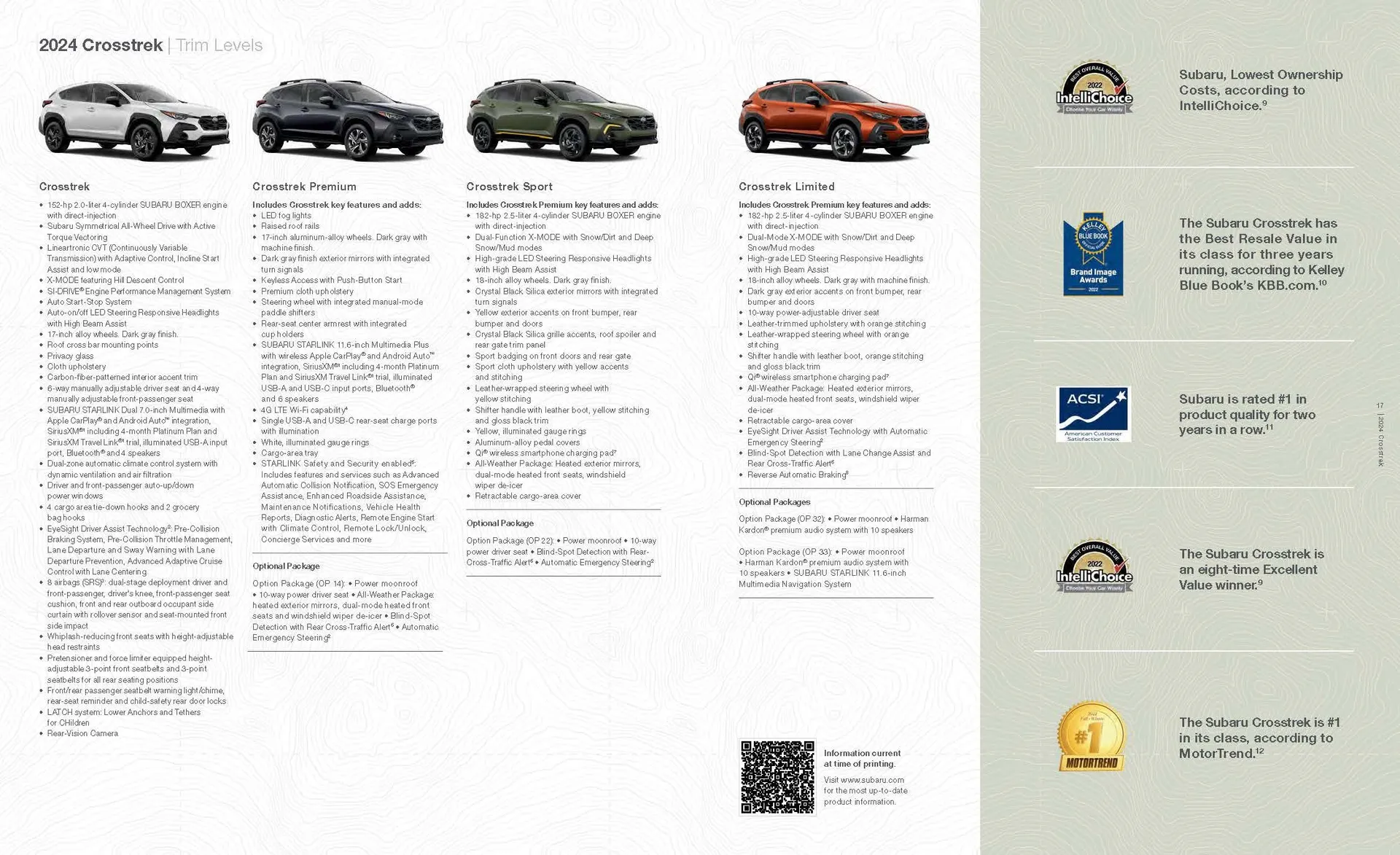 Weekly ad Subaru Crosstrek 2024 from November 22 to January 6 2025 - Page 11