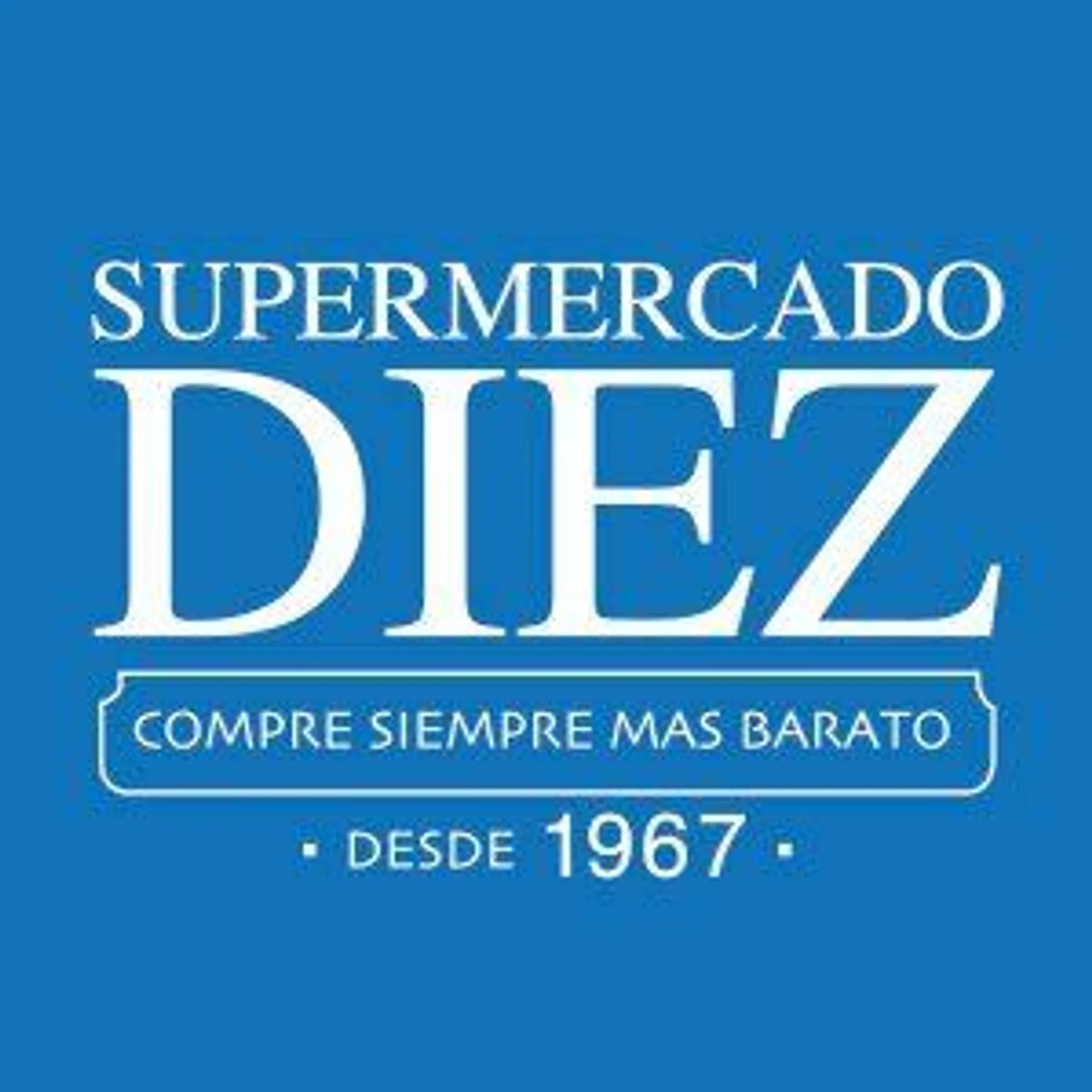 SUPERMERCADO DIEZ logo de catálogo