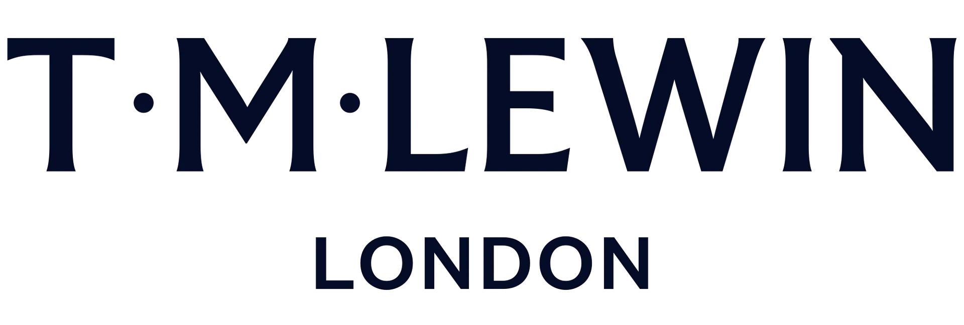 T.M. LEWIN logo. Current catalogue