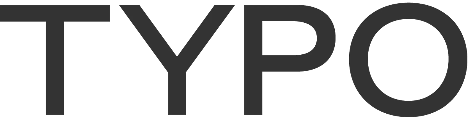 TYPO logo. Current catalogue