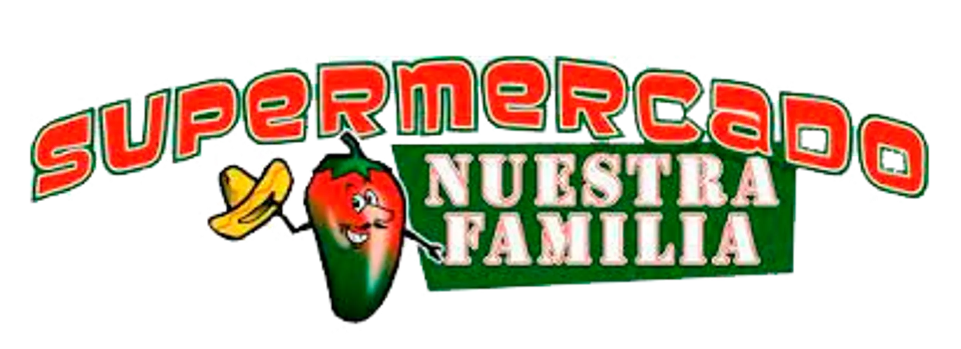 SUPERMERCADO NUESTRA FAMILIA logo de catálogo