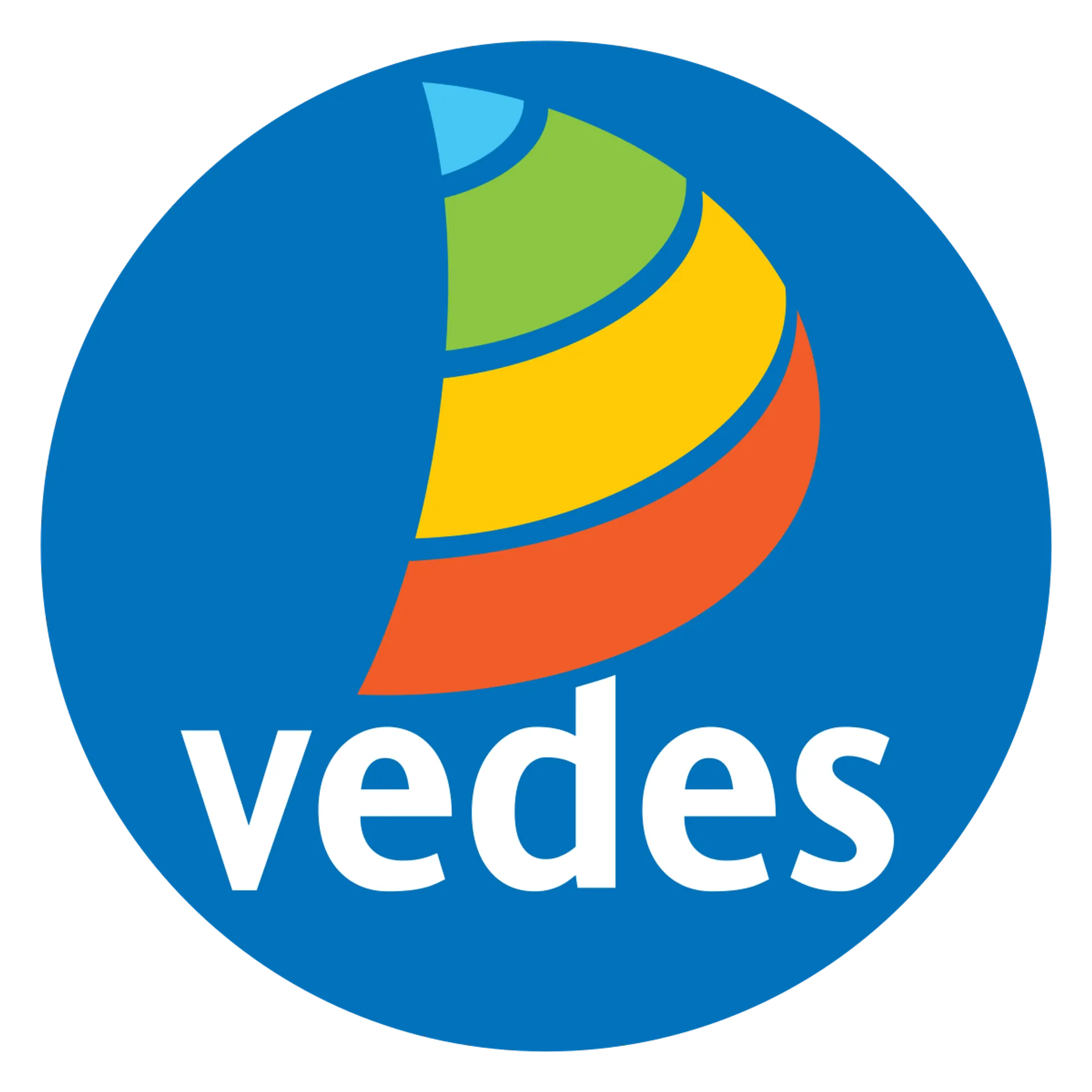 VEDES logo die aktuell Flugblatt