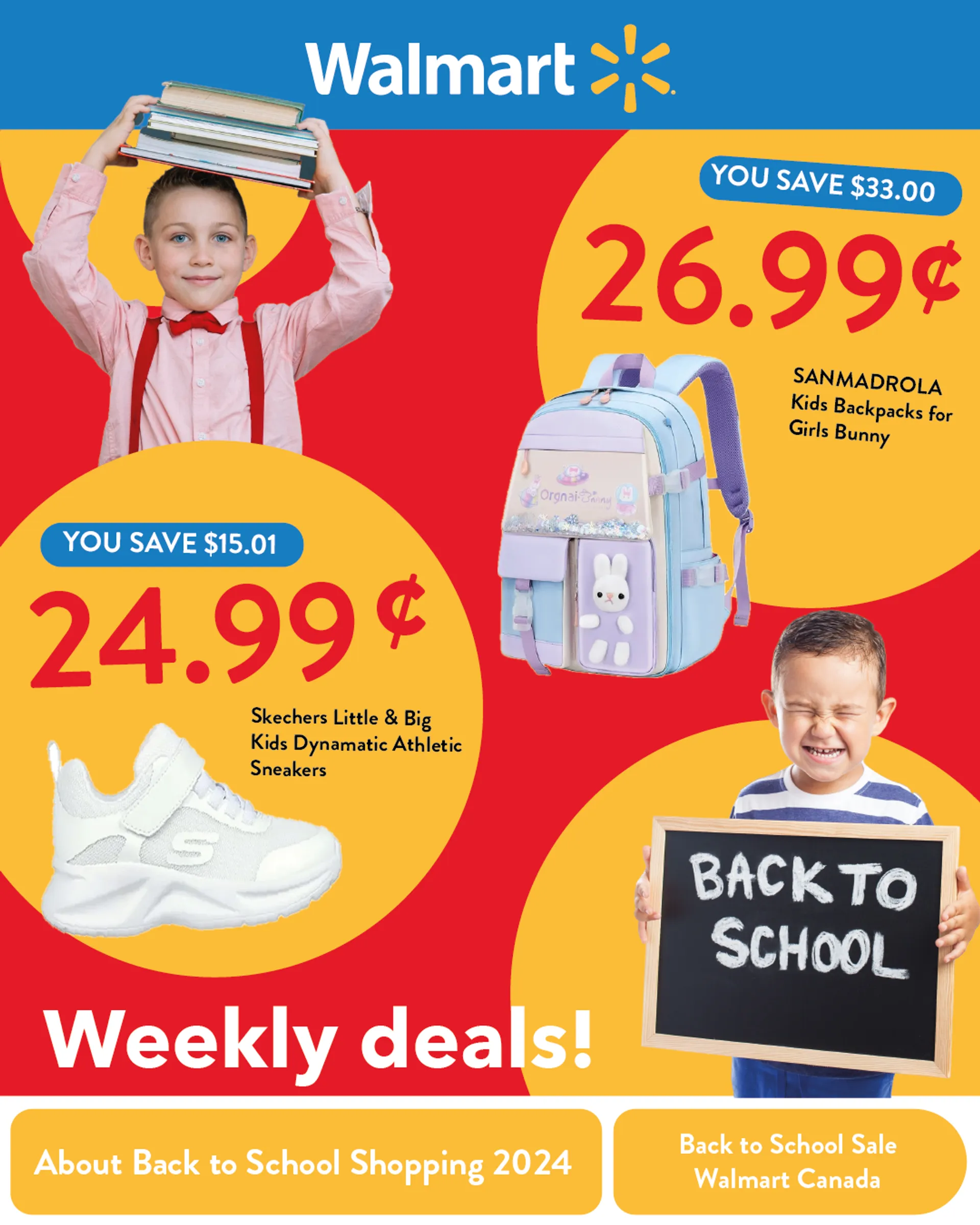 Weekly ad Walmart Clearance Sale from July 26 to August 8 2024 - Page 