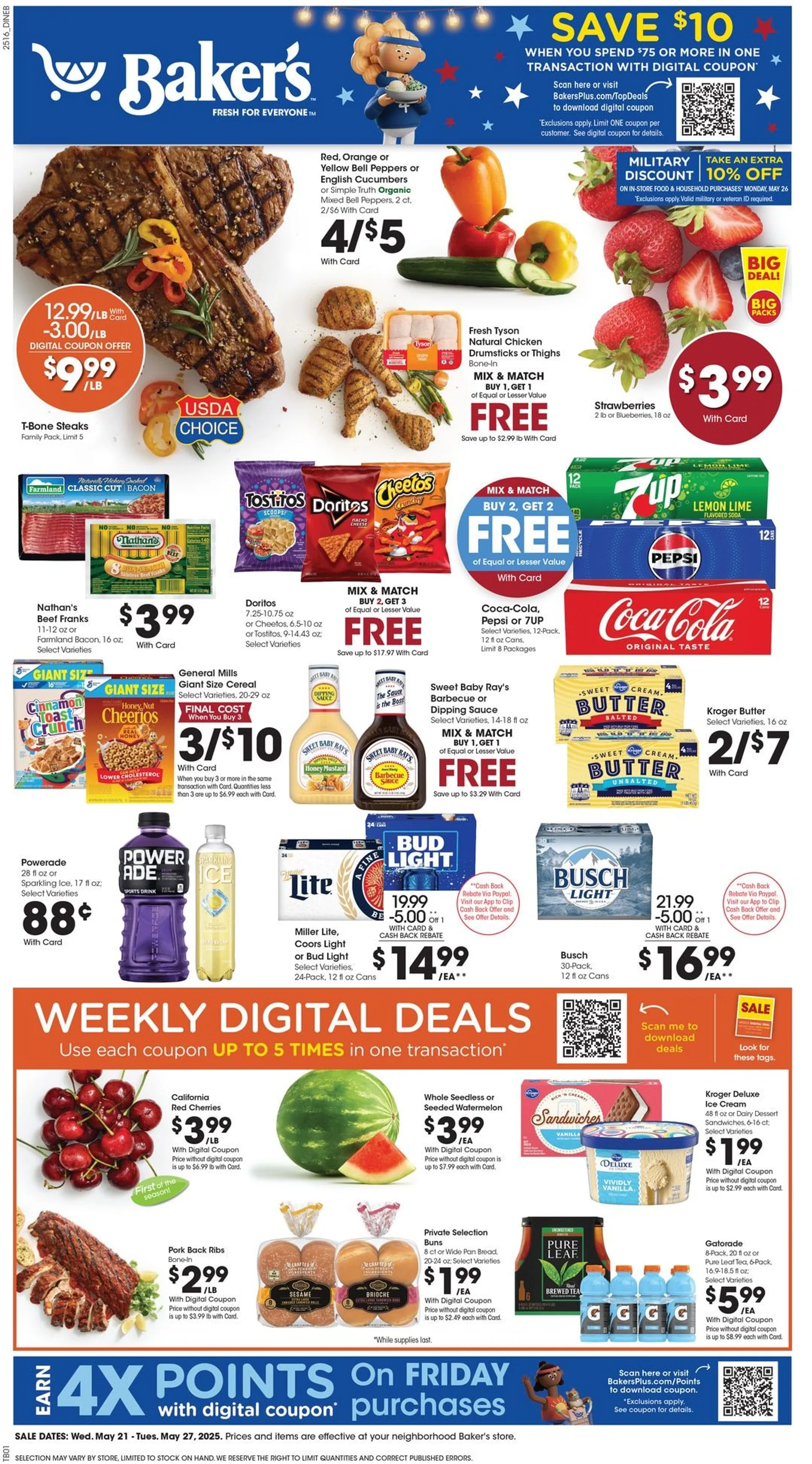 Weekly ad Baker's logon Sales from May 21 to May 28 2025 - Page 