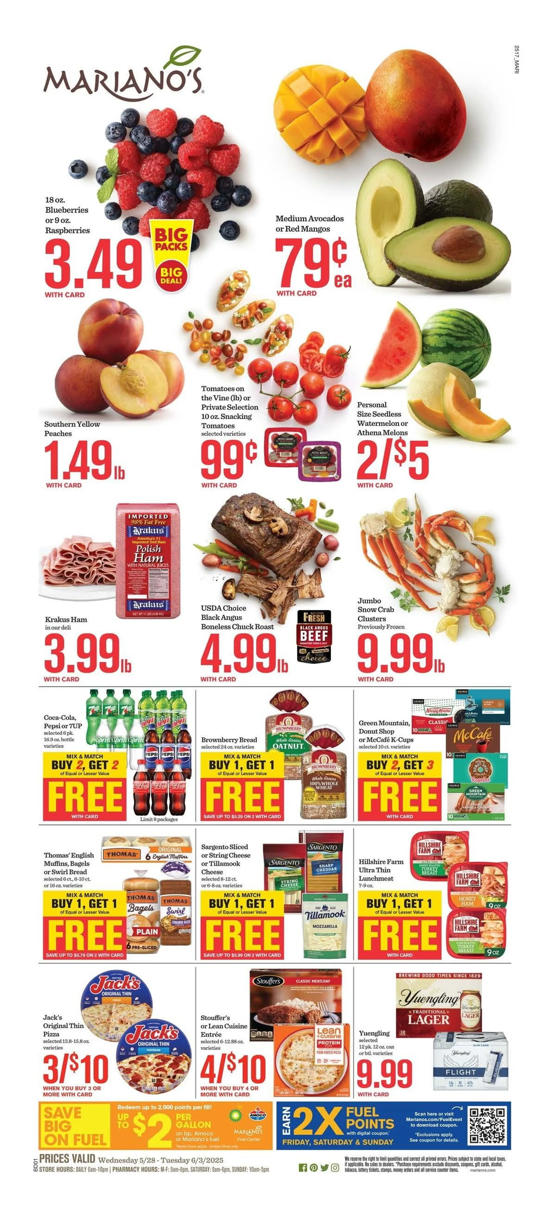 Weekly ad Mariano's Sales from May 28 to June 3 2025 - Page 1