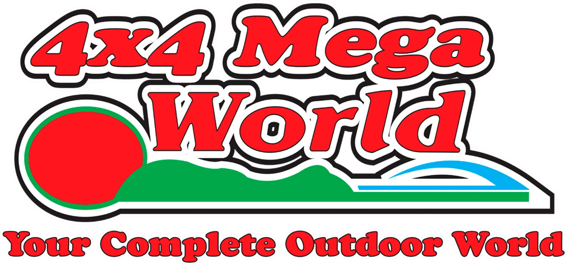 4X4 MEGAWORLD logo. Current catalogue