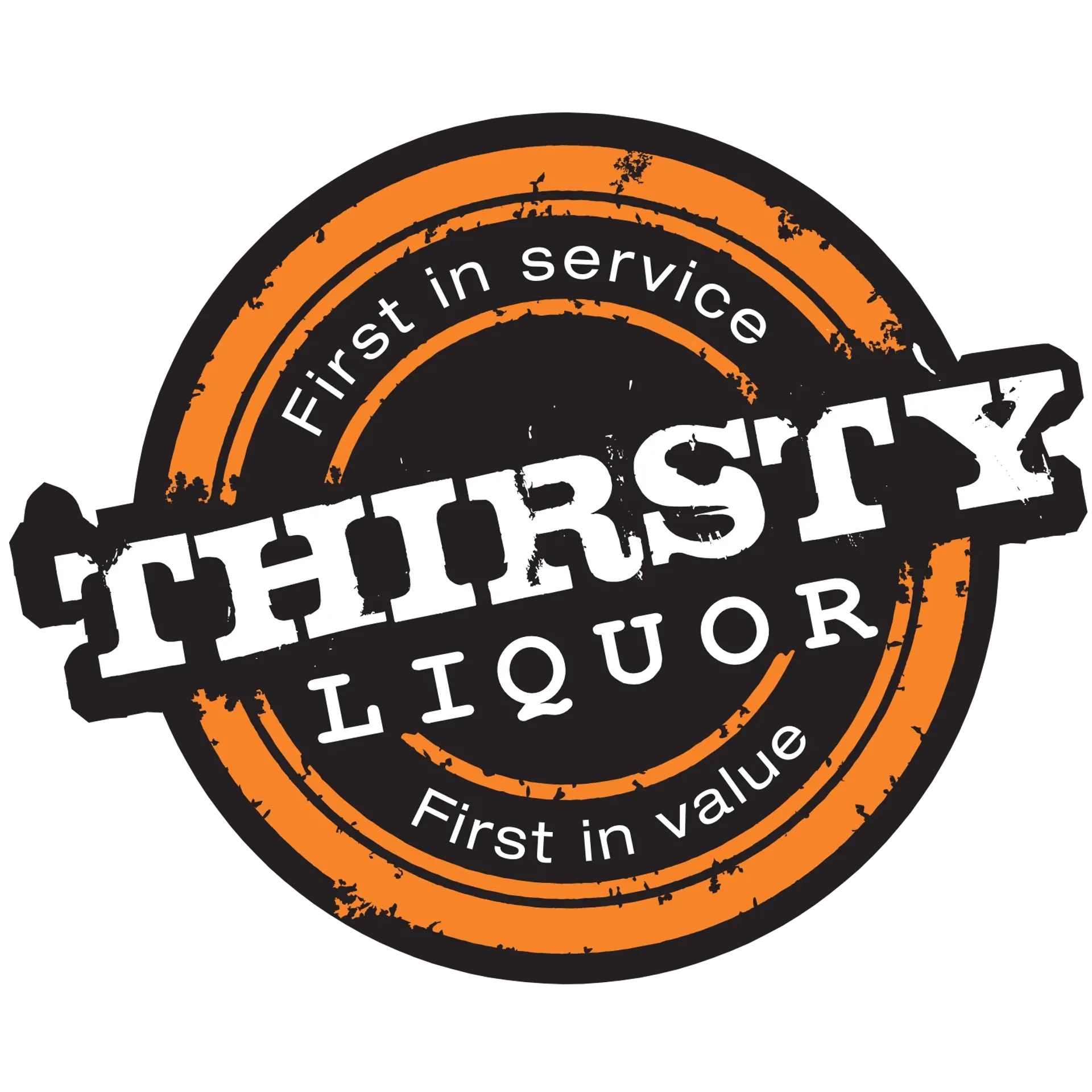 THIRSTY LIQUOR logo. Current weekly ad