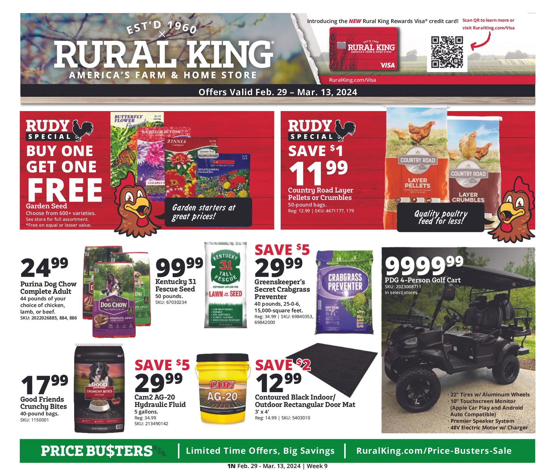 Weekly ad RURAL KING SPECIAL DEAL from February 29 to March 14 2024 - Page 1