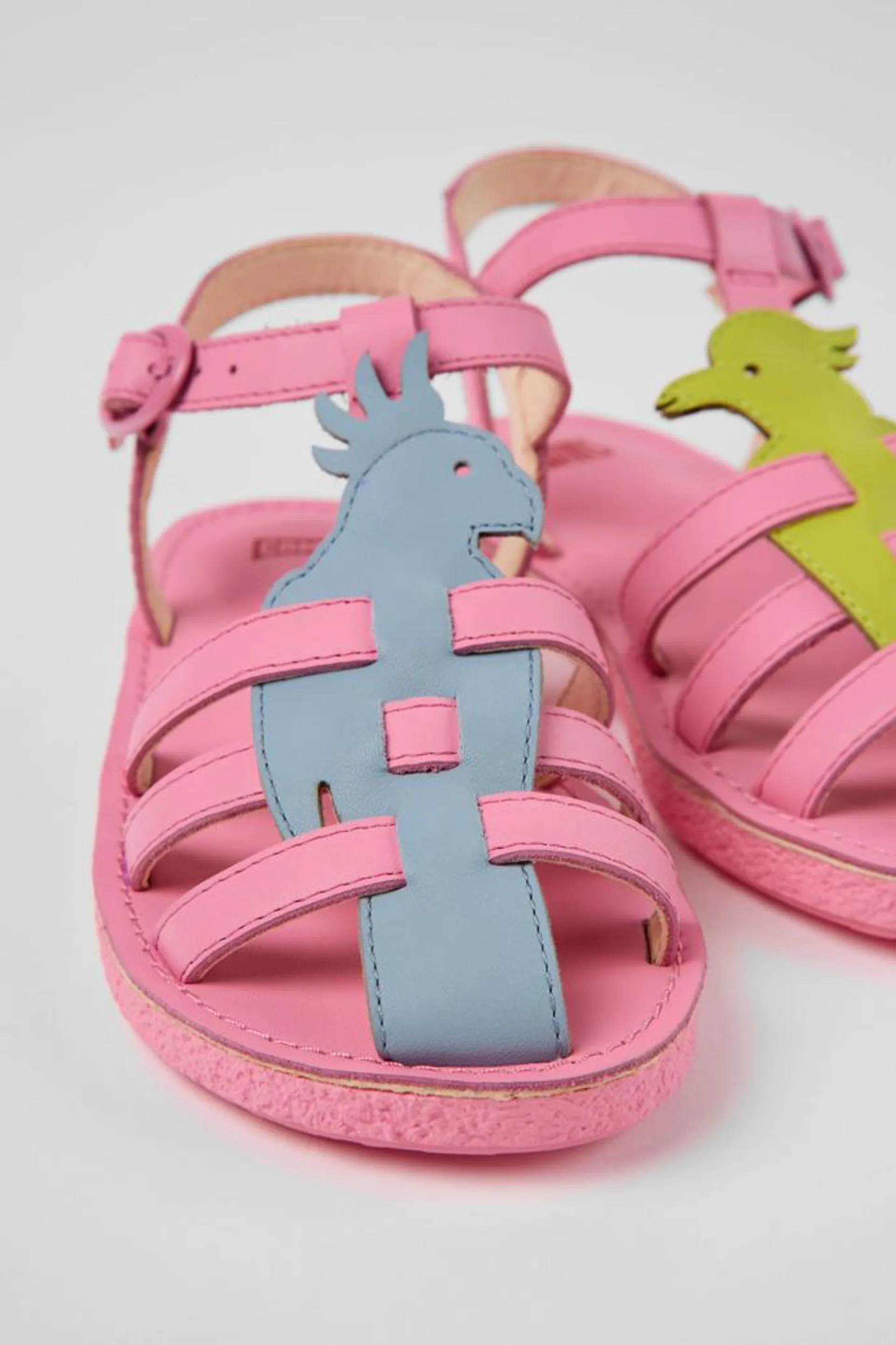 Twins Sandalias multicolores de piel para niños