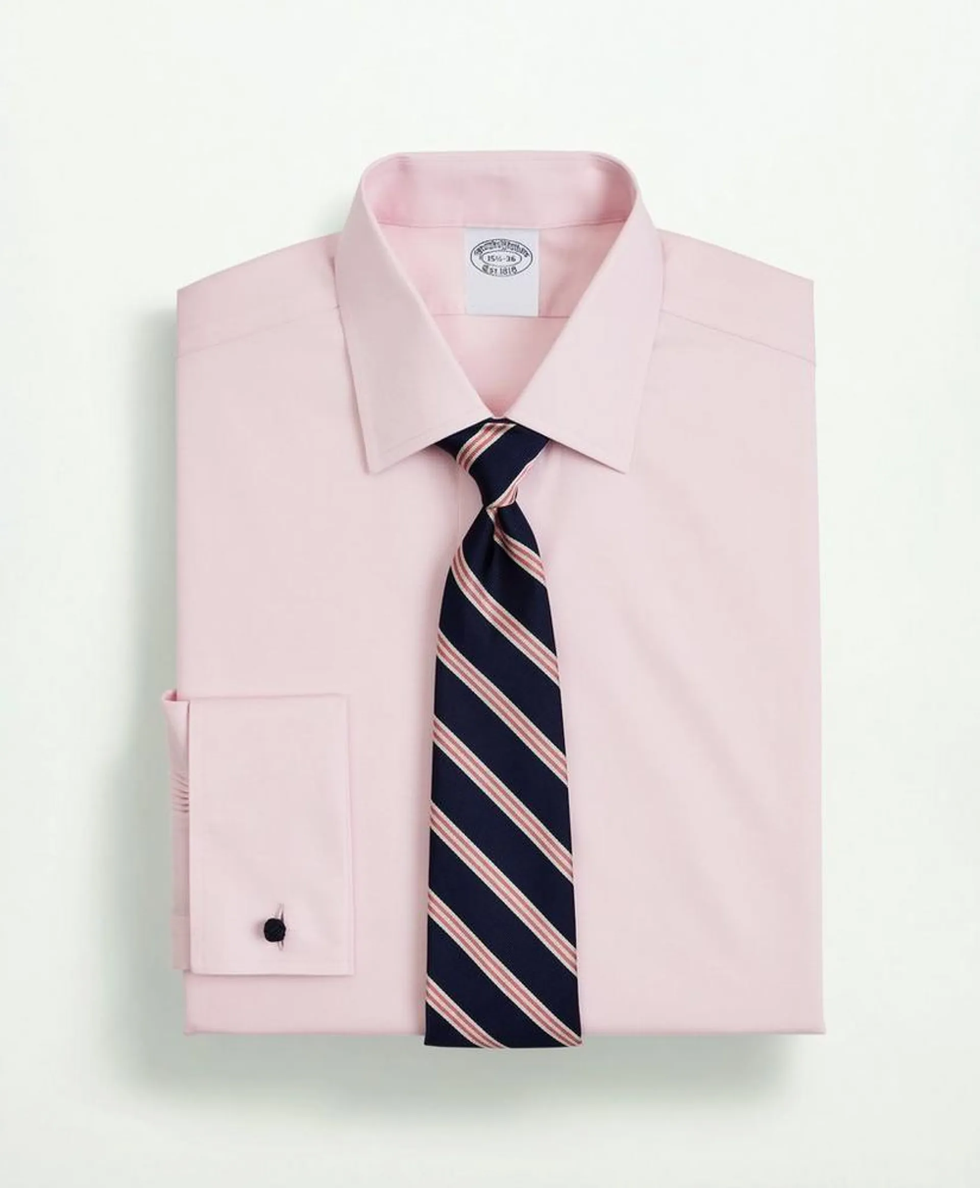 Cotton Non-Iron Pinpoint Oxford Ainsley Collar Dress Shirt