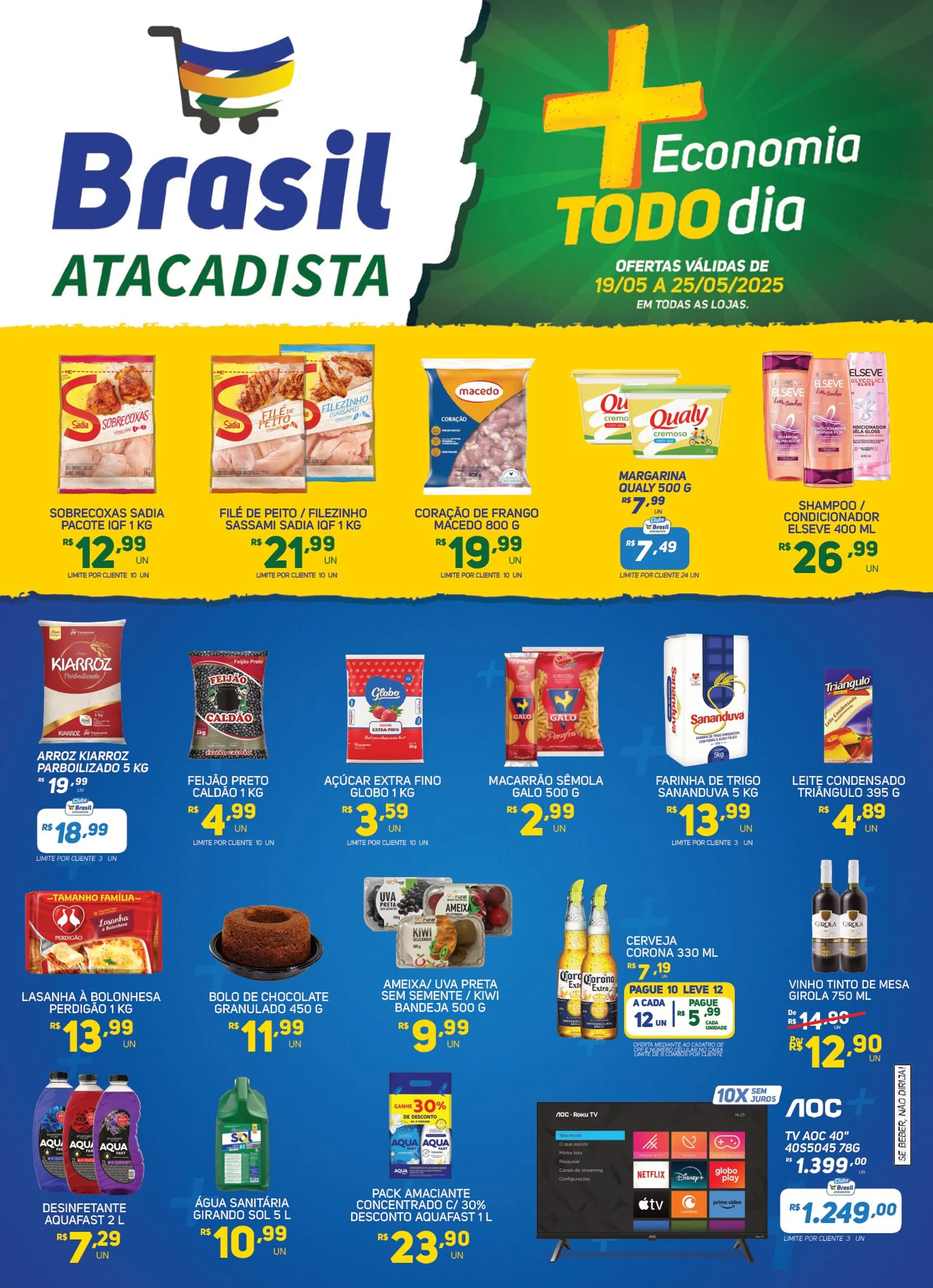 Encarte de Brasil Atacadista Folhetos  19 de maio até 25 de maio 2025 - Pagina 