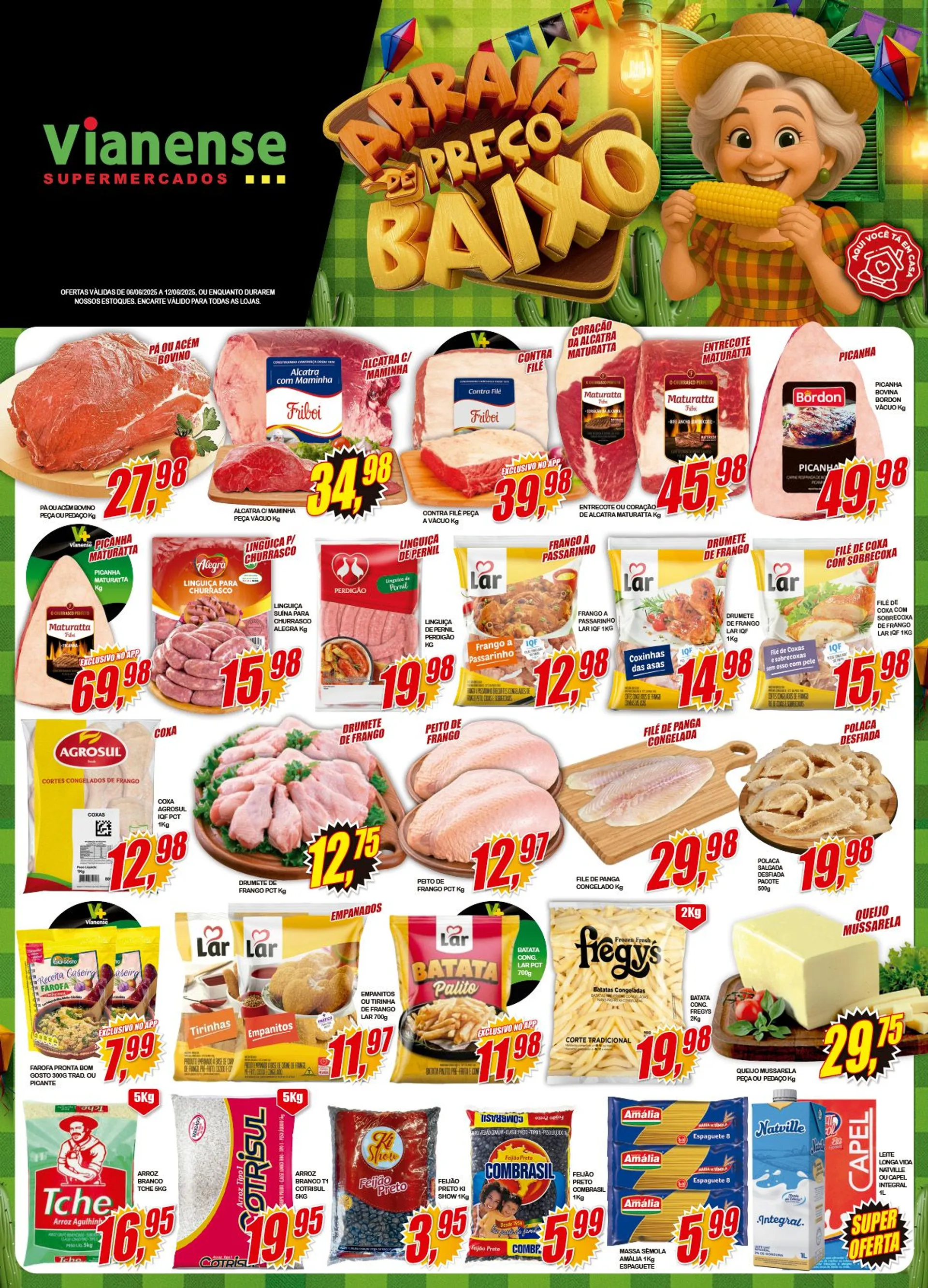 Encarte de Folhetos Vianense Supermercados 6 de junho até 12 de junho 2025 - Pagina 