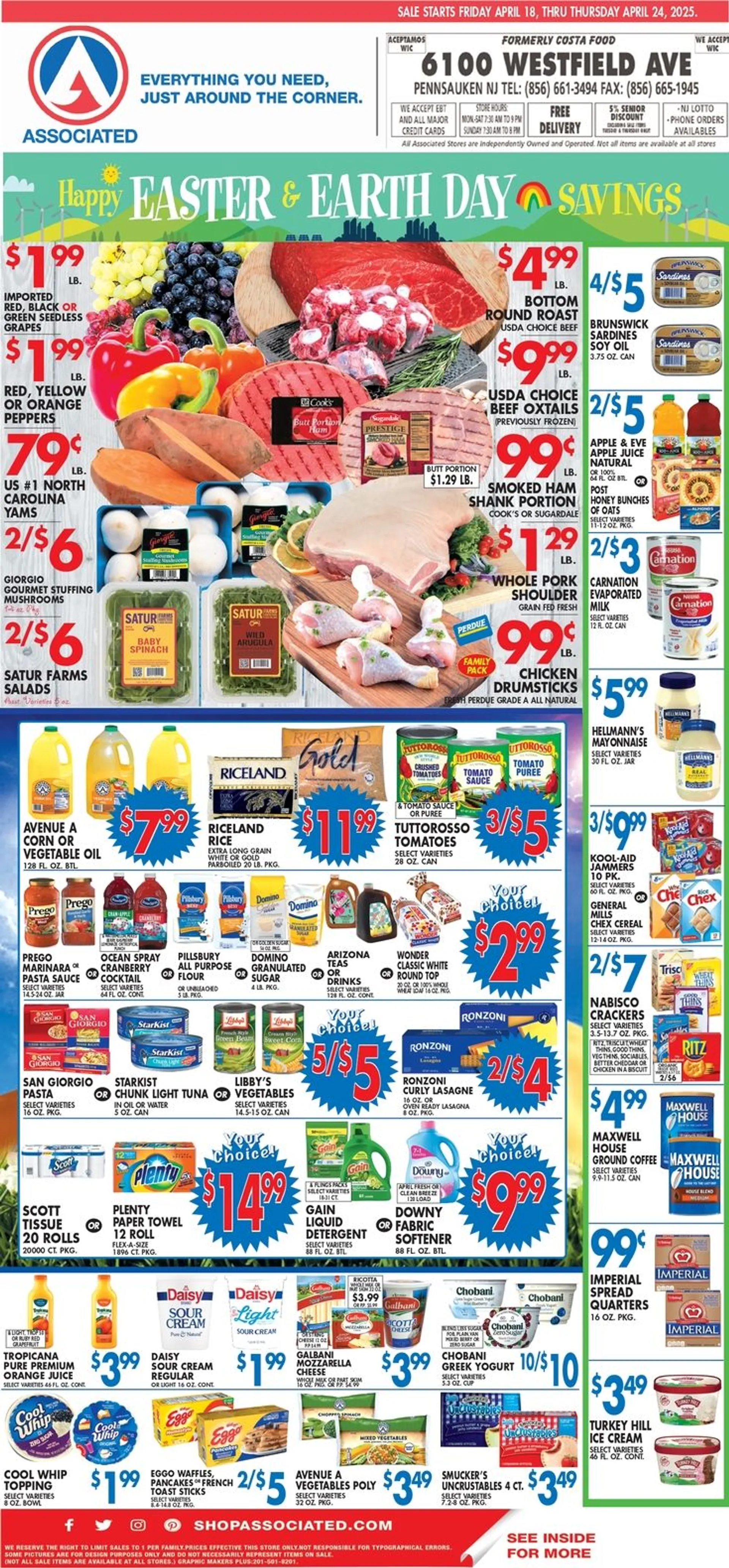 Weekly ad Associated Supermarkets Sales from April 18 to April 24 2025 - Page 
