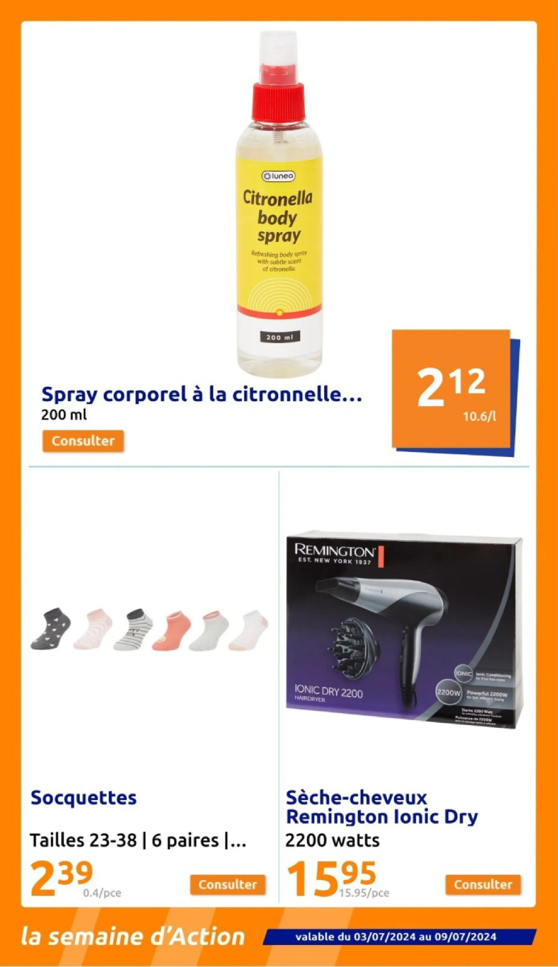 PROMOS DE ACTION du 3 juillet au 9 juillet 2024 - Catalogue page 4