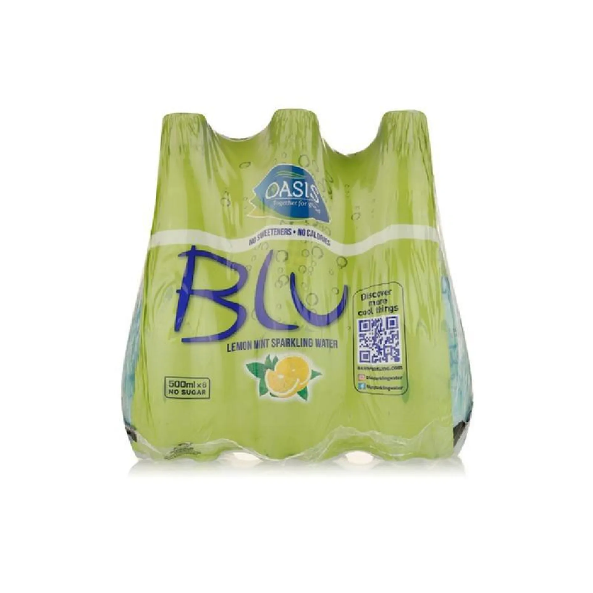 Oasis Blu Sparkling Water Lemon&Mint 500mlx6