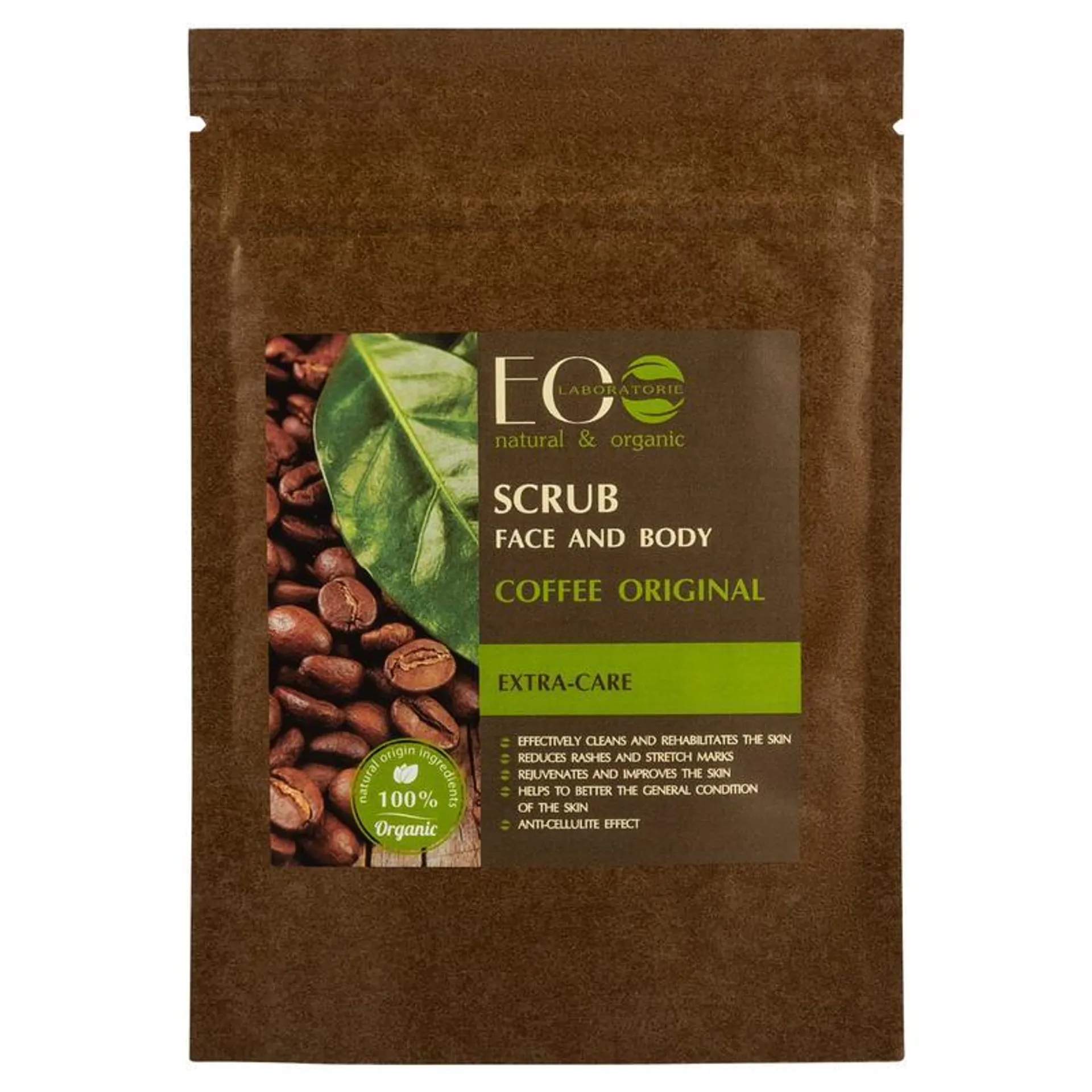 EO Laboratorie Organic Coffee Face & Body Scrub: Extra Care